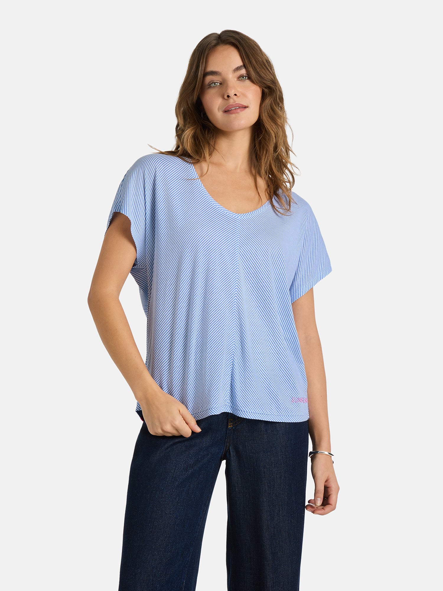 Bluse "CrenildaL" aus Baumwollmix