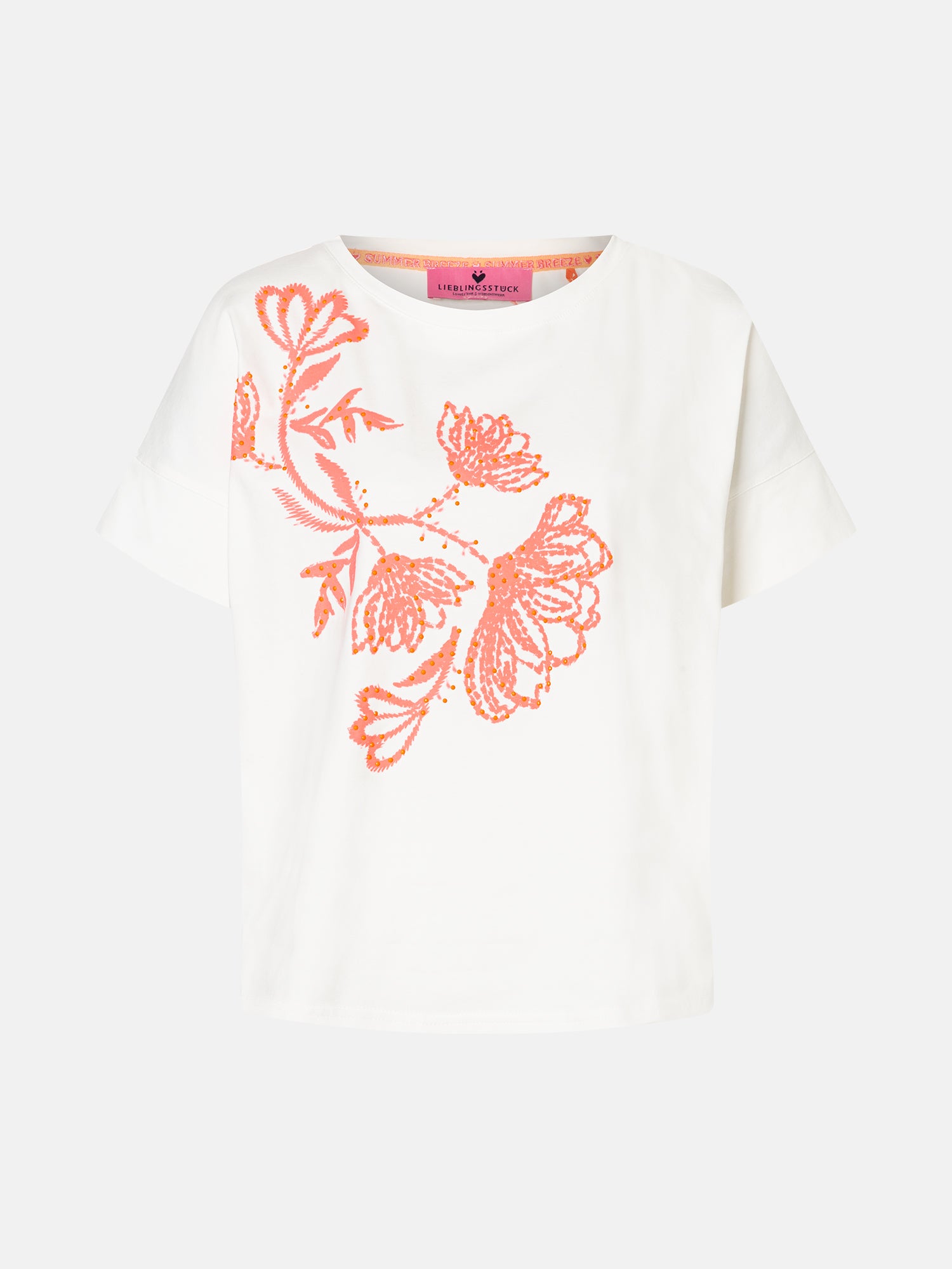 Shirt "DahliaL" aus Baumwollmix