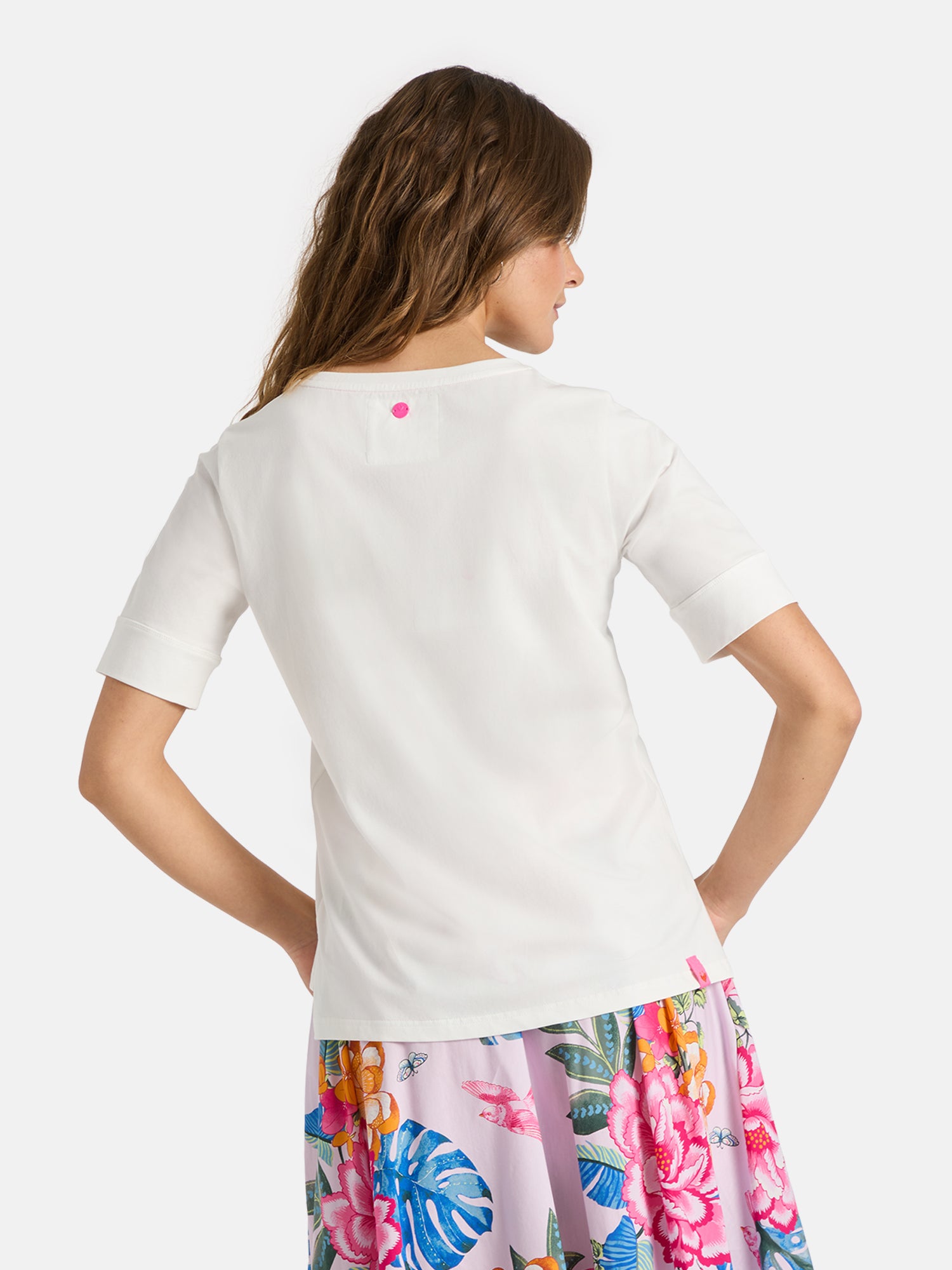 T-Shirt "DianeL" mit Elasthan