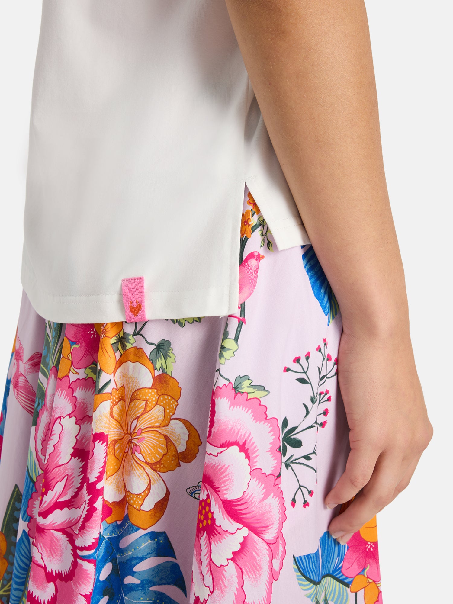 T-Shirt "DianeL" mit Elasthan