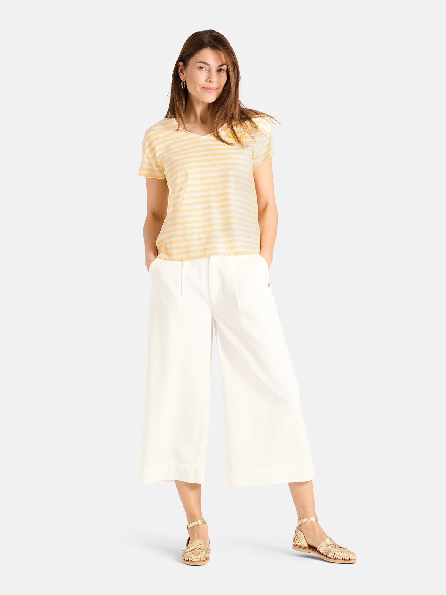 T-Shirt "DollyL" aus Baumwolle