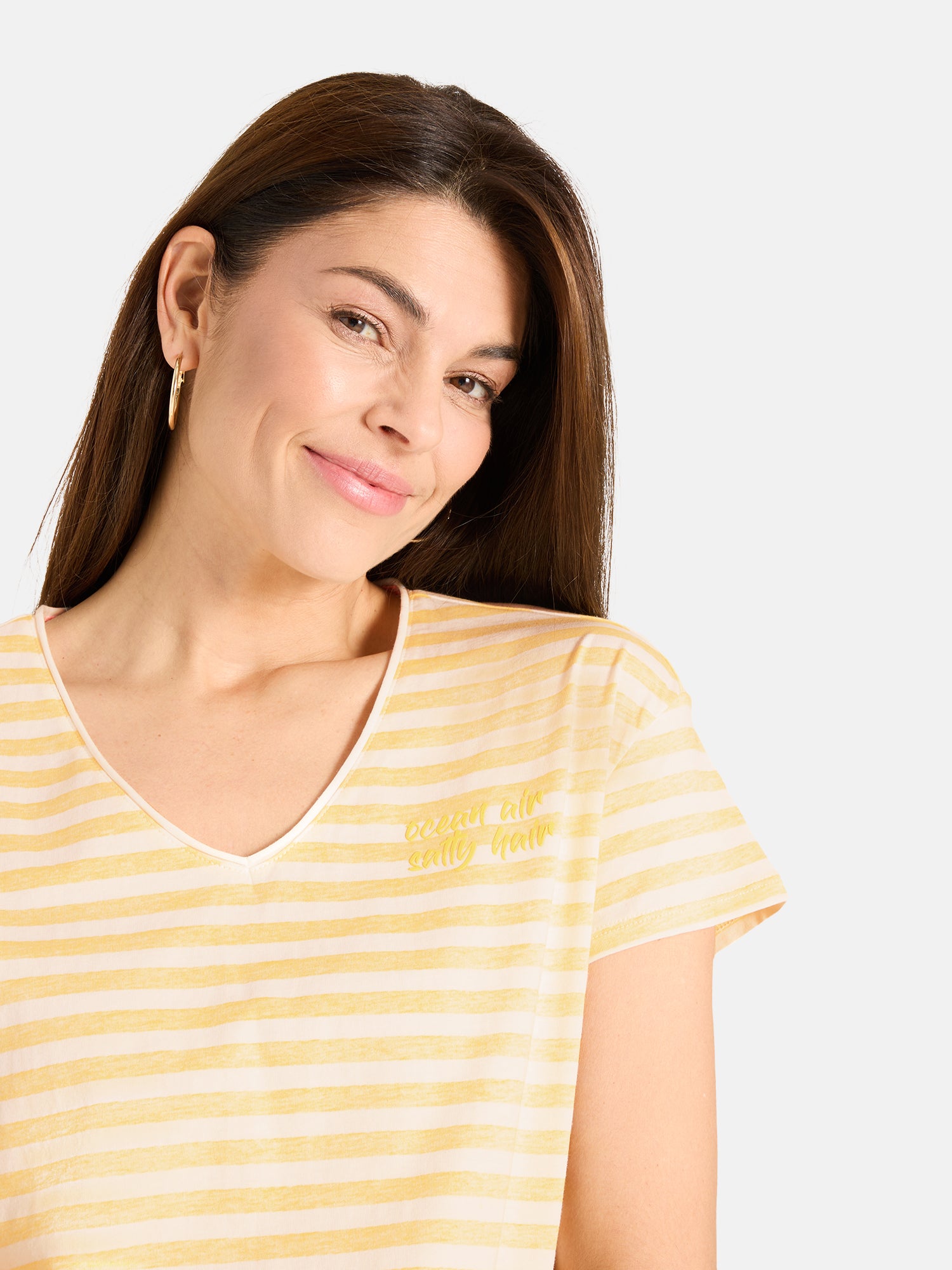 T-Shirt "DollyL" aus Baumwolle