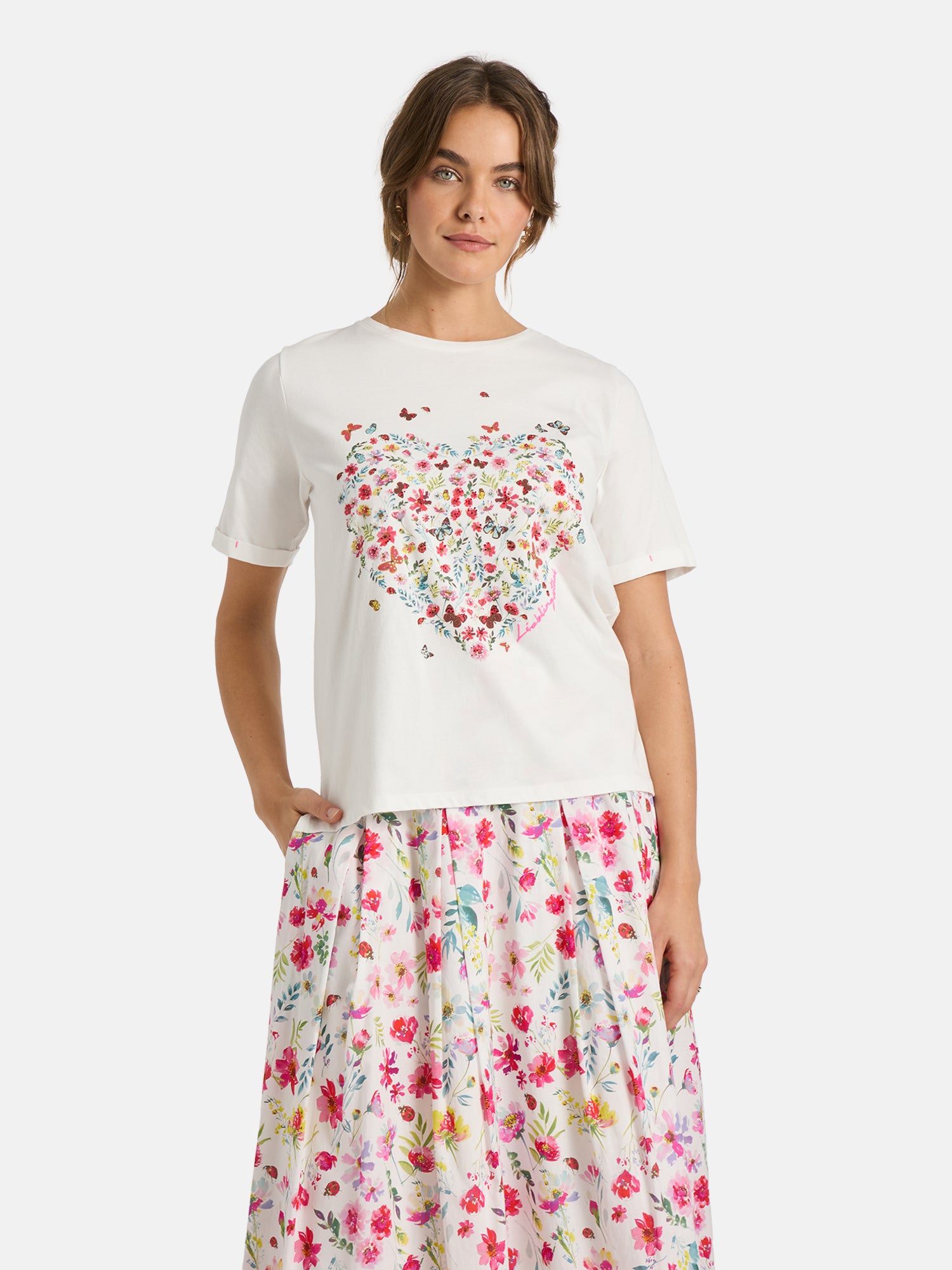 T-Shirt "DruanaL" aus Baumwolle