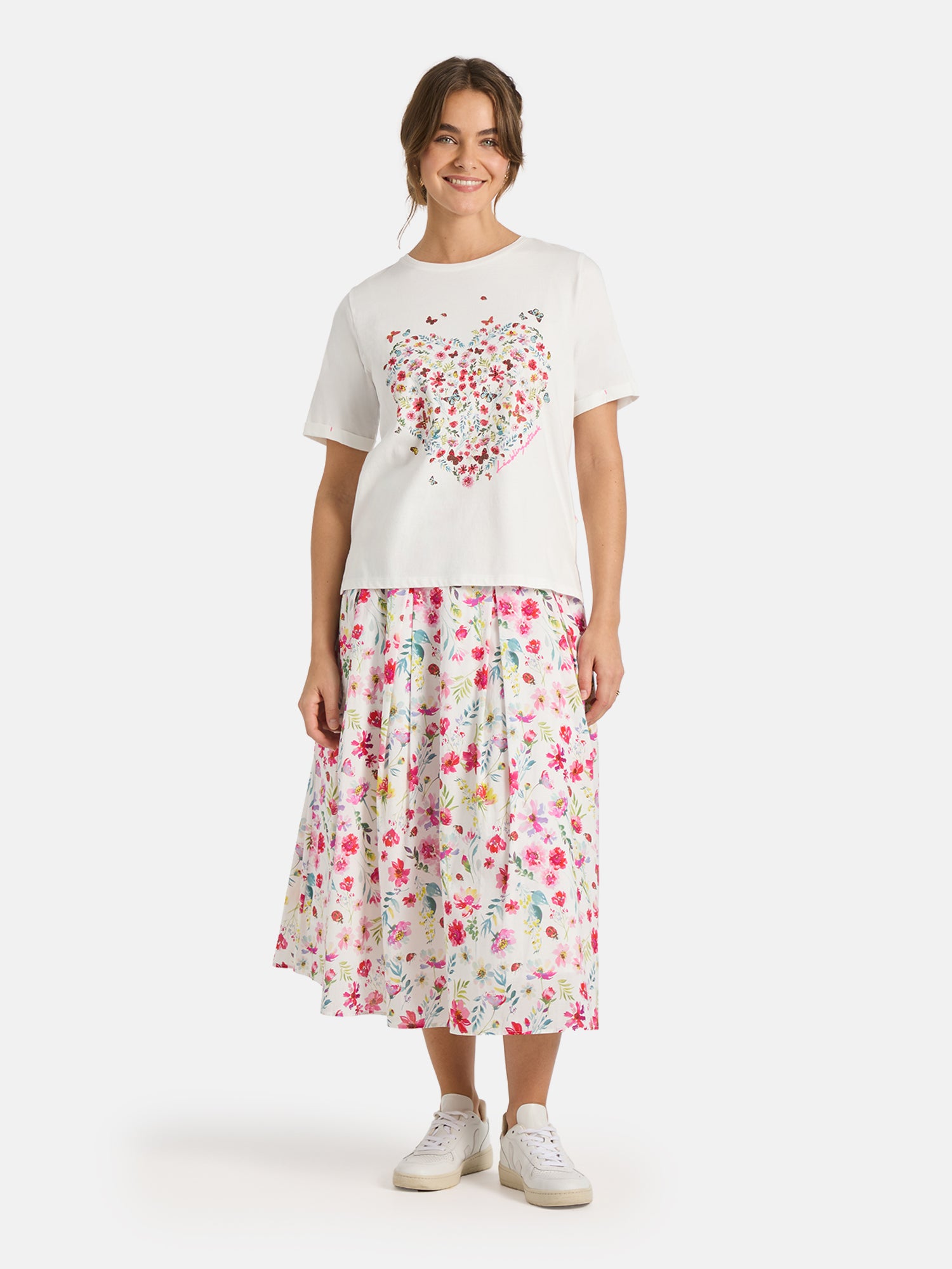 T-Shirt "DruanaL" aus Baumwolle