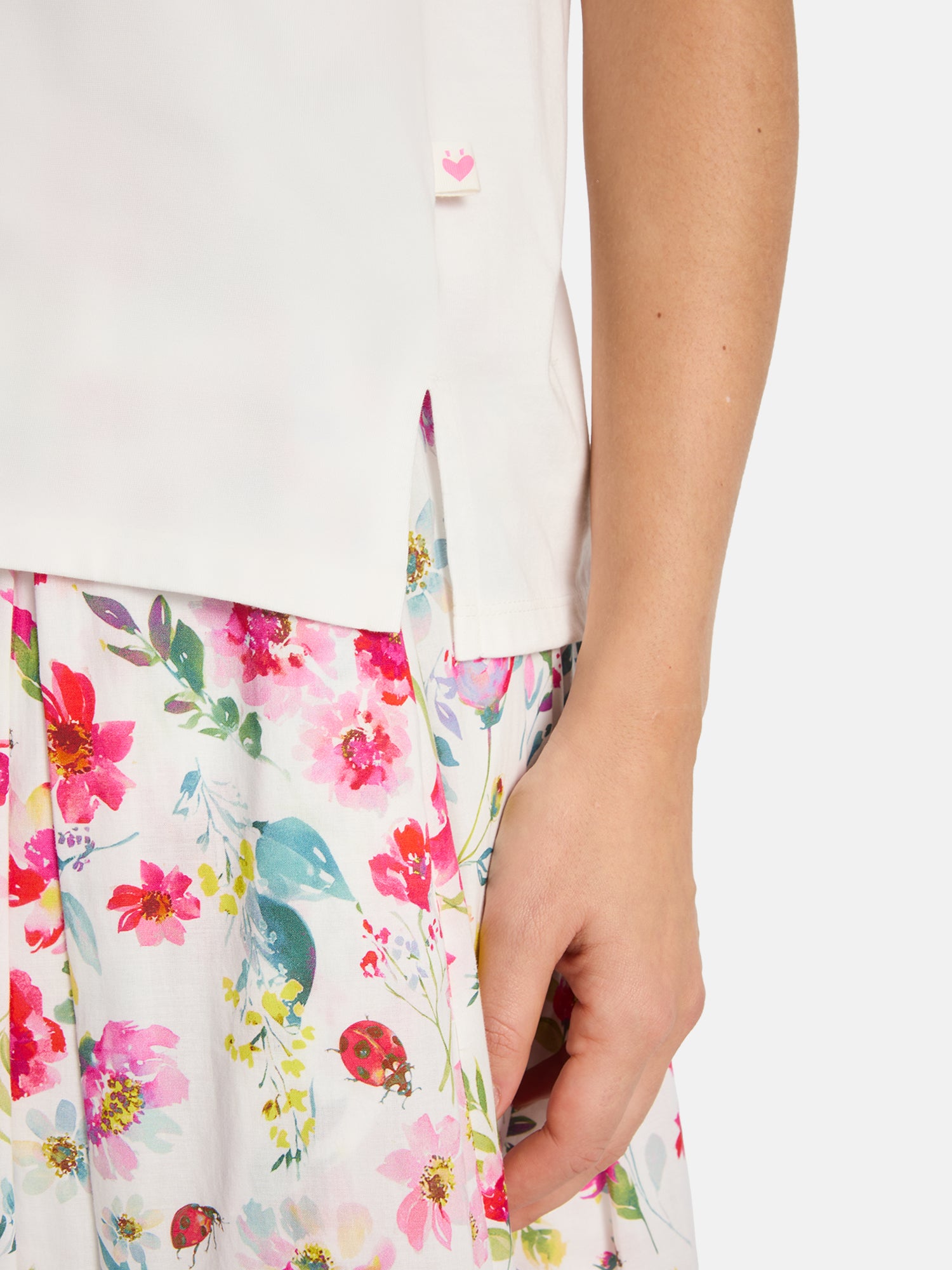 T-Shirt "DruanaL" aus Baumwolle