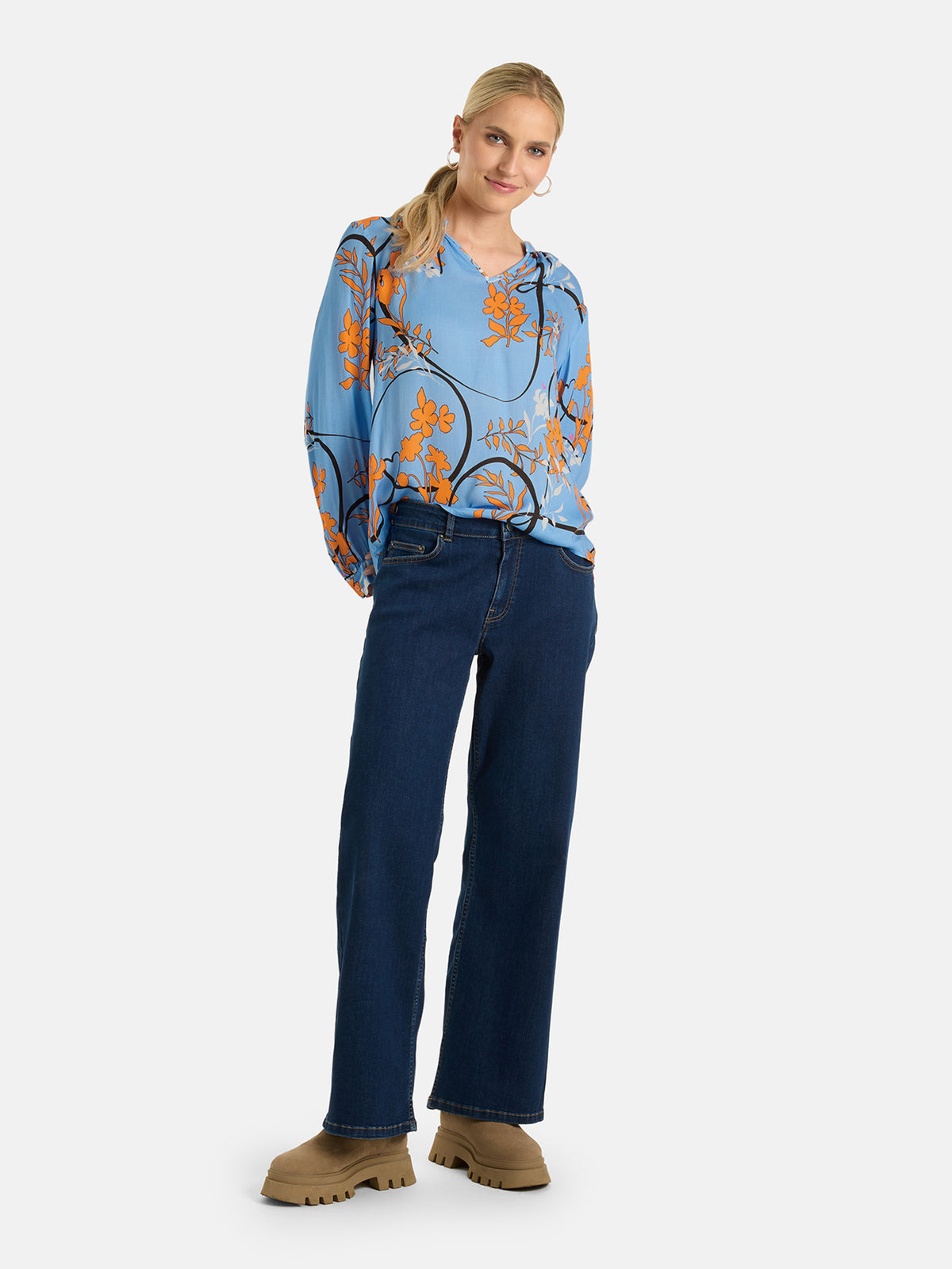 Bluse "ElaaL" aus Viskose