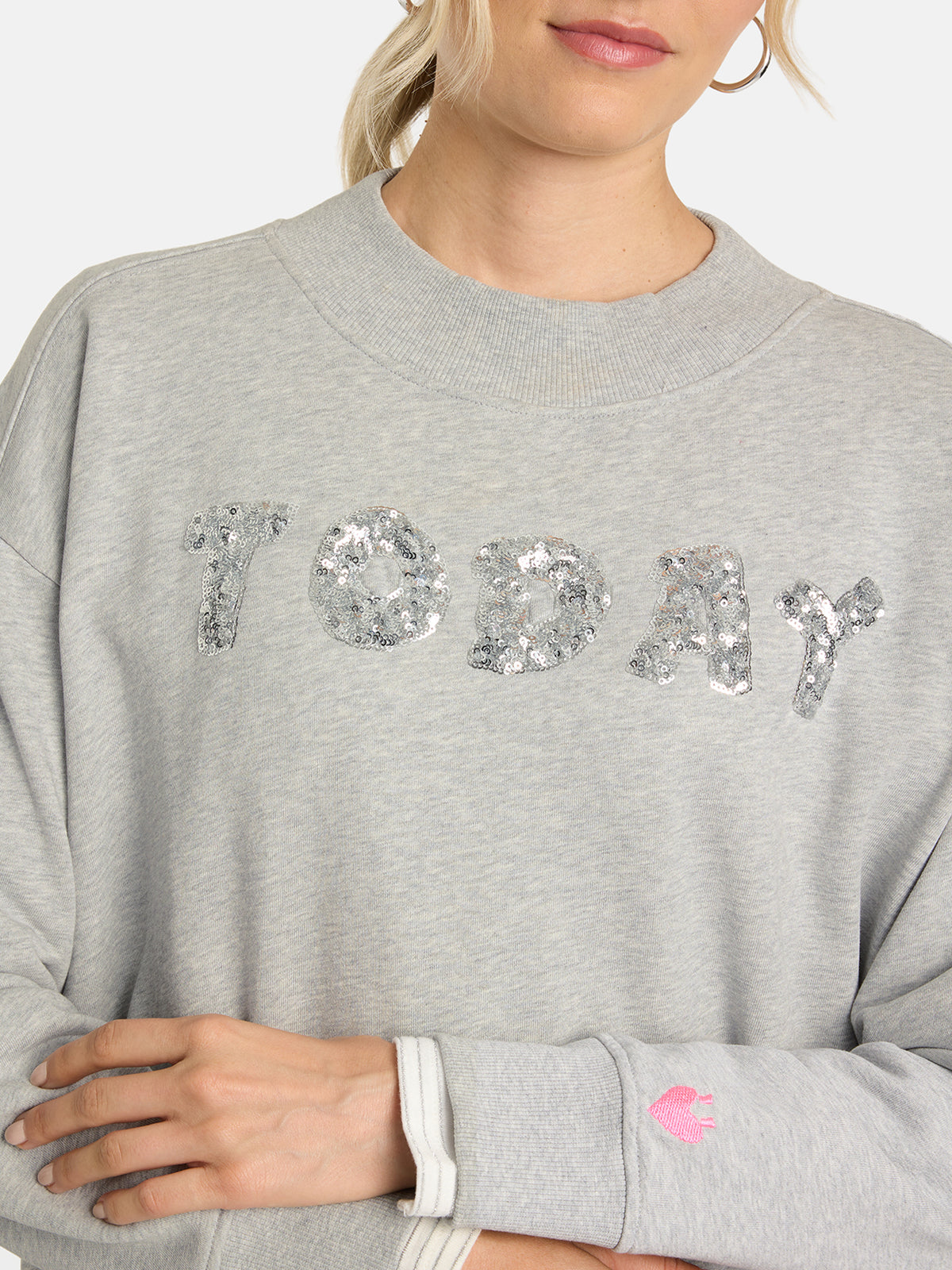Sweatshirt "EllaL" aus Baumwolle