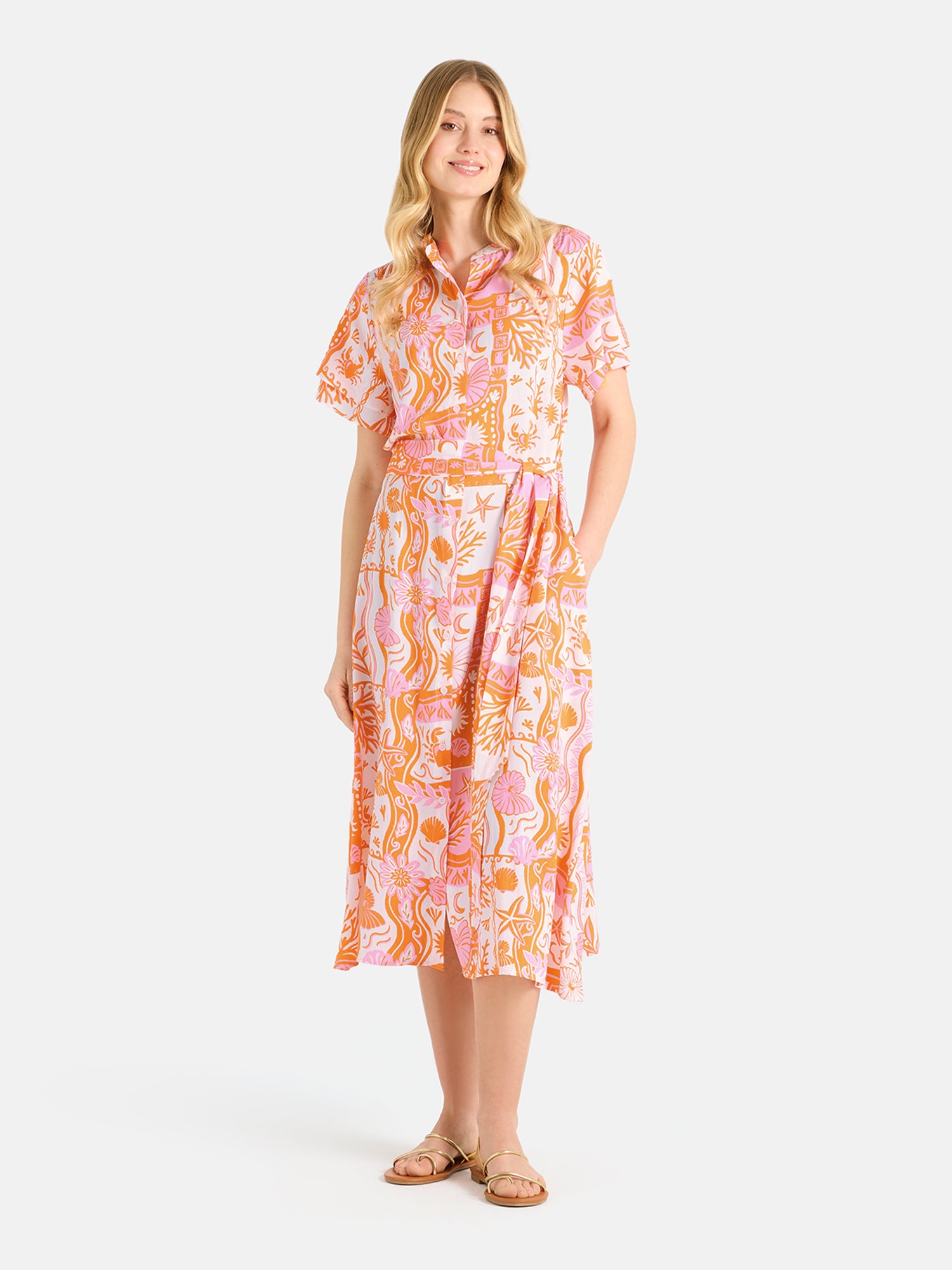 Kleid "ElnaL" aus Viskose