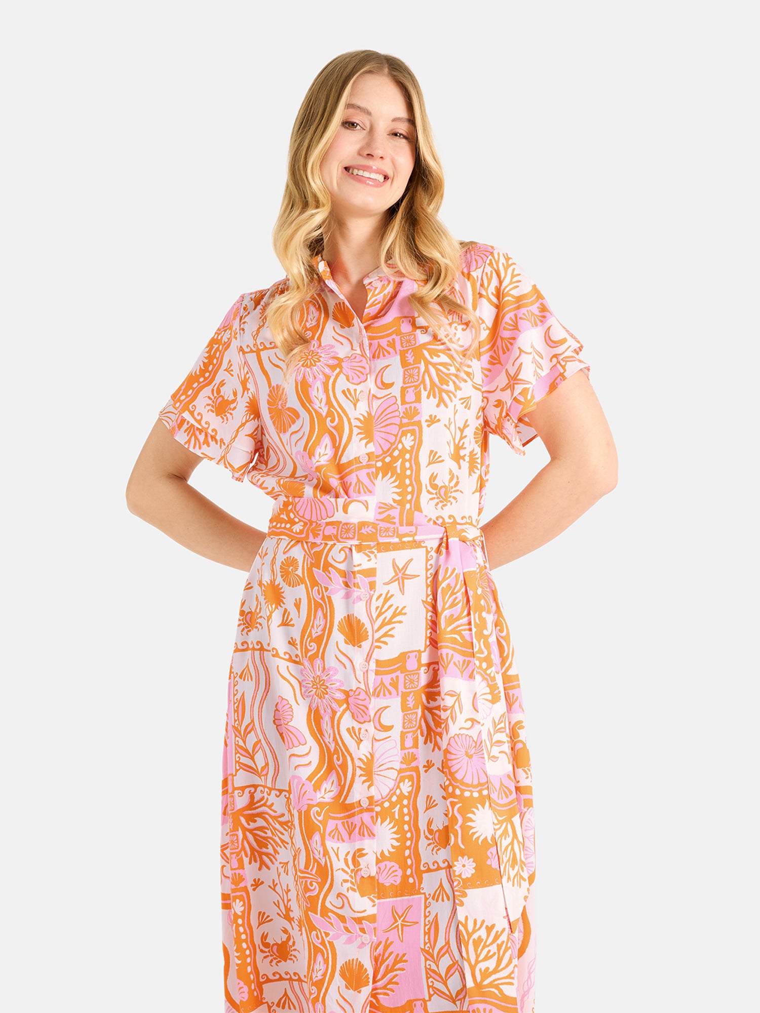 Kleid "ElnaL" aus Viskose