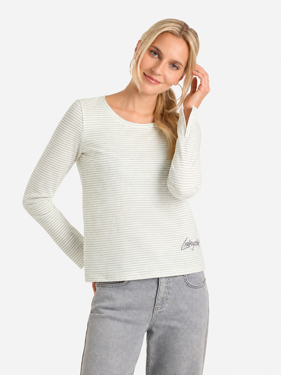 Shirt "FineL" aus Baumwollmix