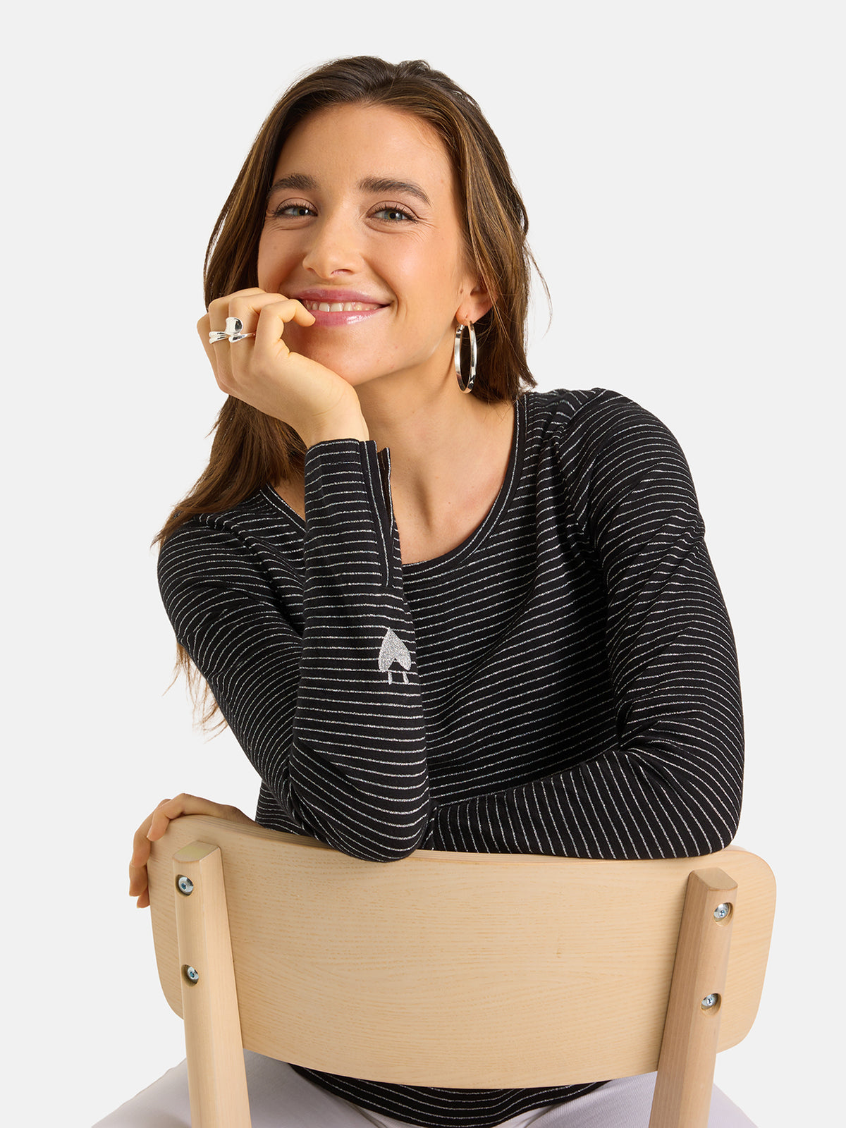 Shirt "FineL" aus Baumwollmix