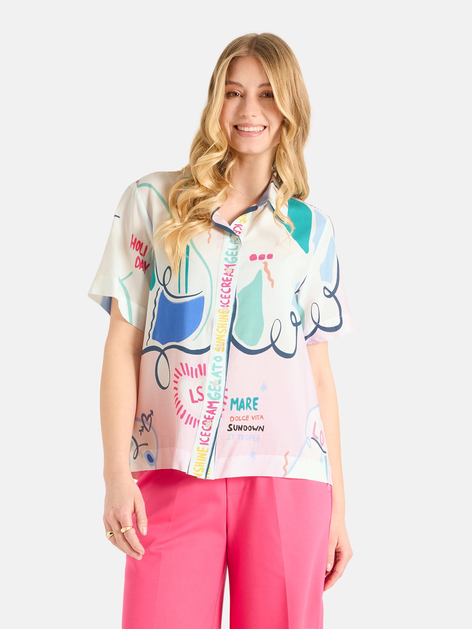 Bluse "FlorenceL" aus Viskose