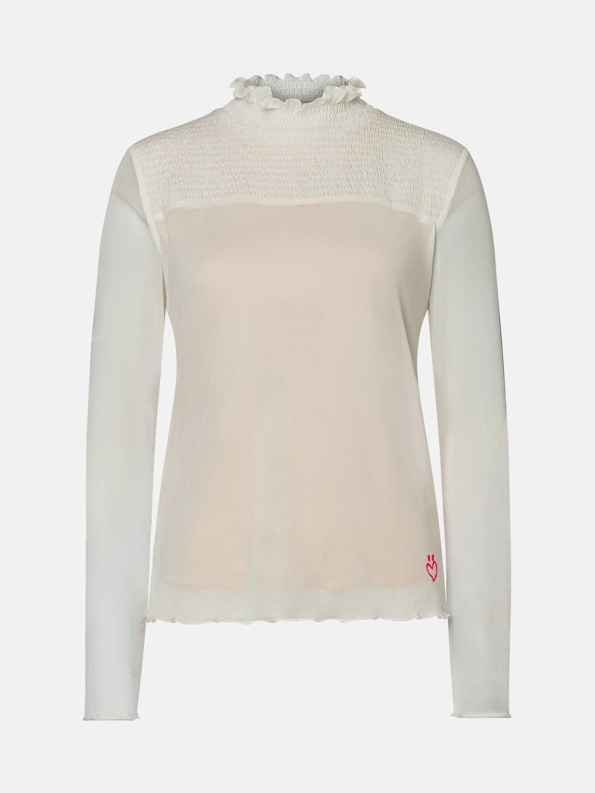 Meshshirt "FridaL" mit Elasthan