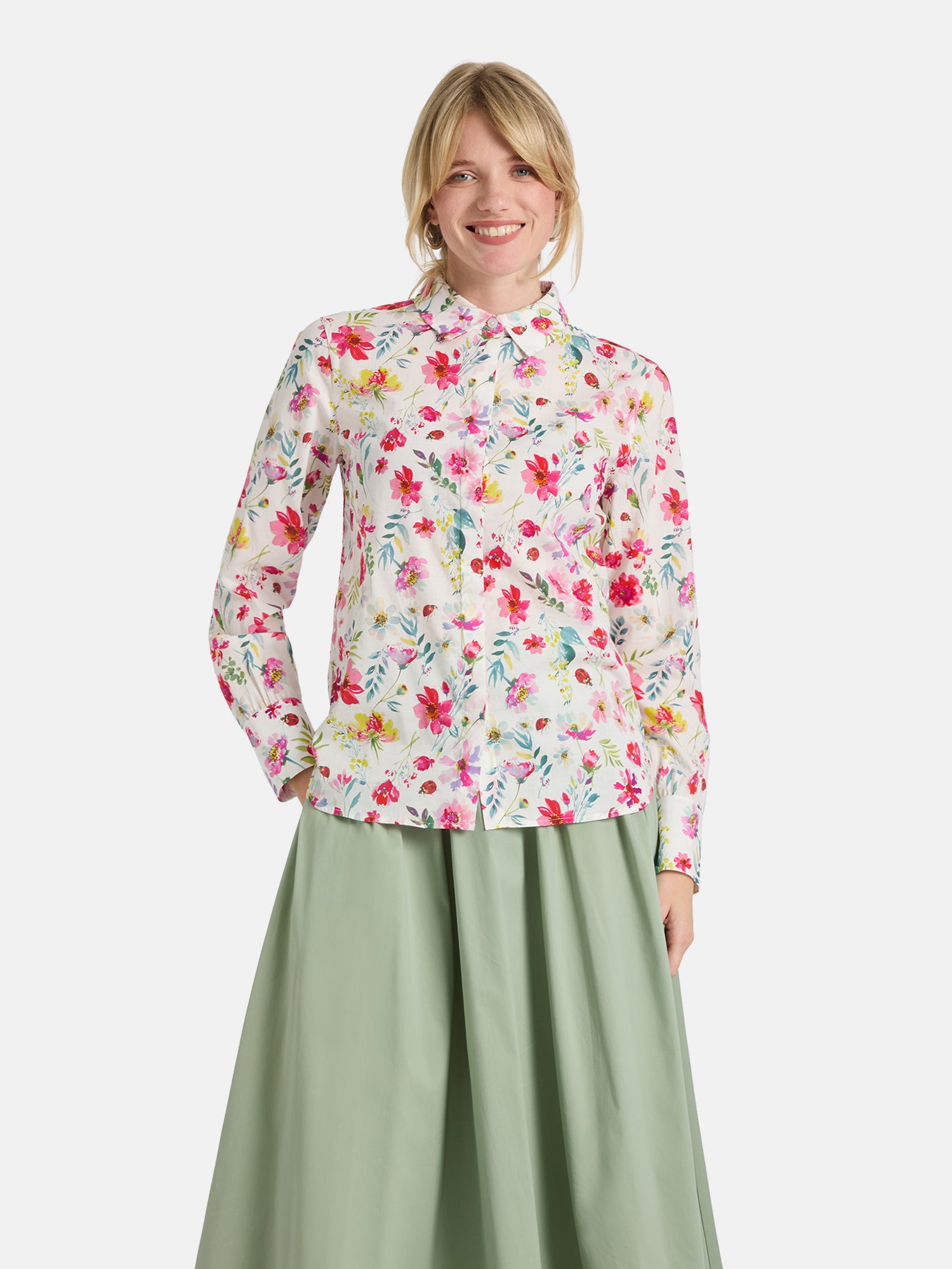 Bluse "FylidaL" aus Baumwolle