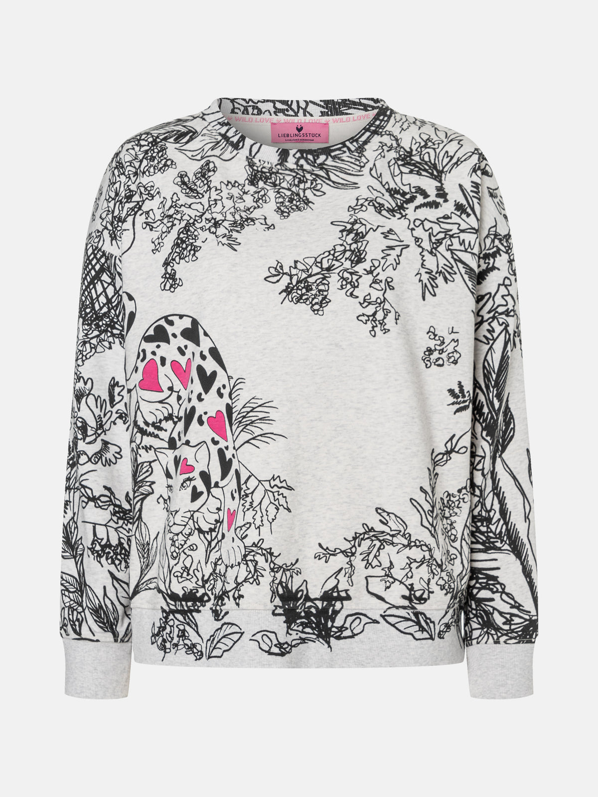 Sweatshirt "HazelL" aus Baumwollmix