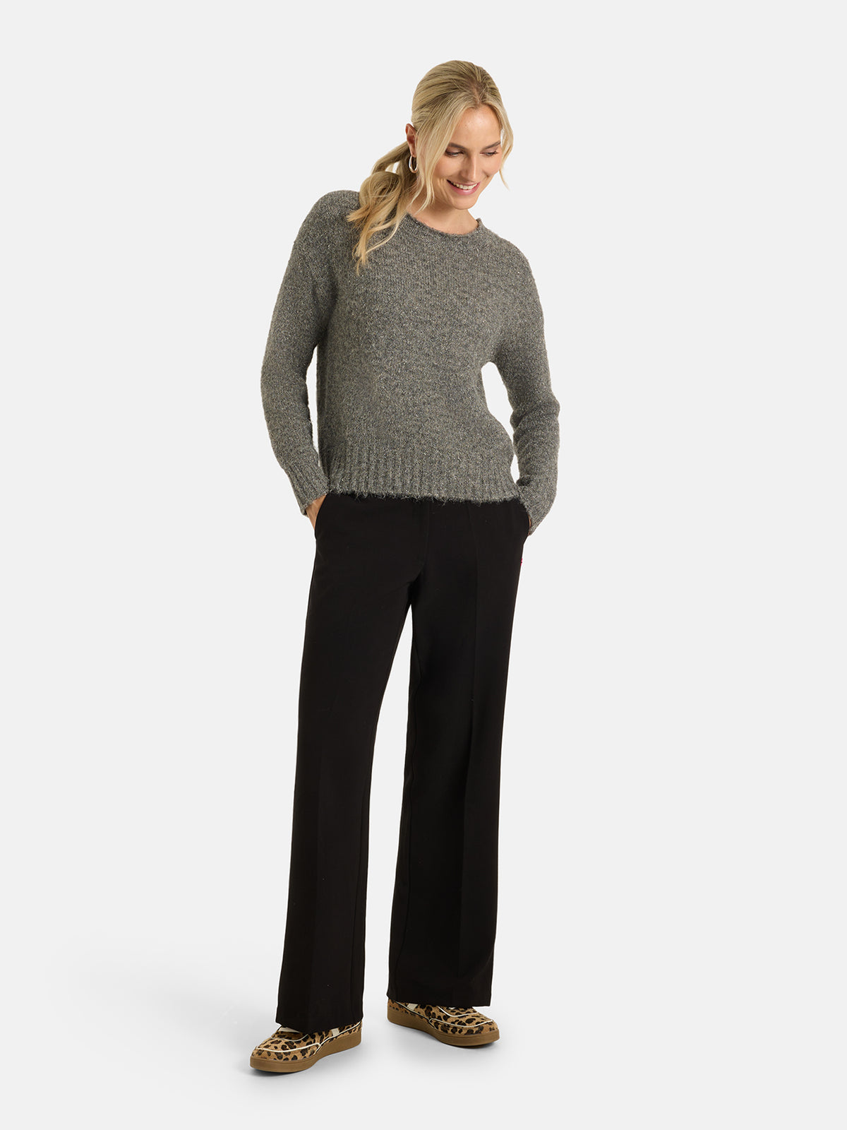 Pullover "HilariaL" mit Wolle