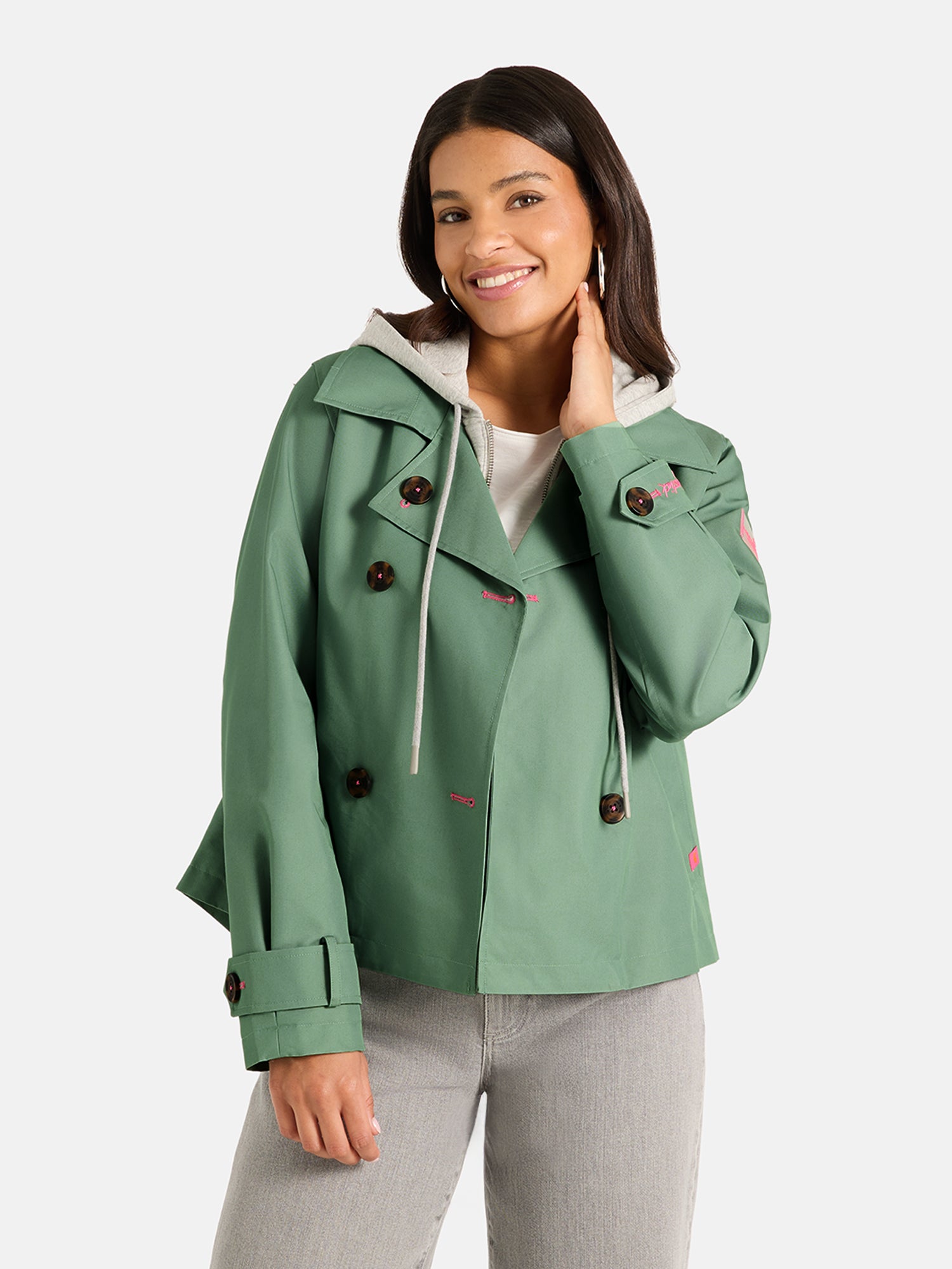 Jacke "JeanL" aus Baumwollmix