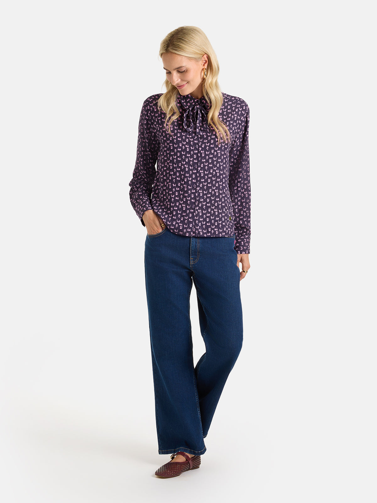 Bluse "KissaL" aus Viskose