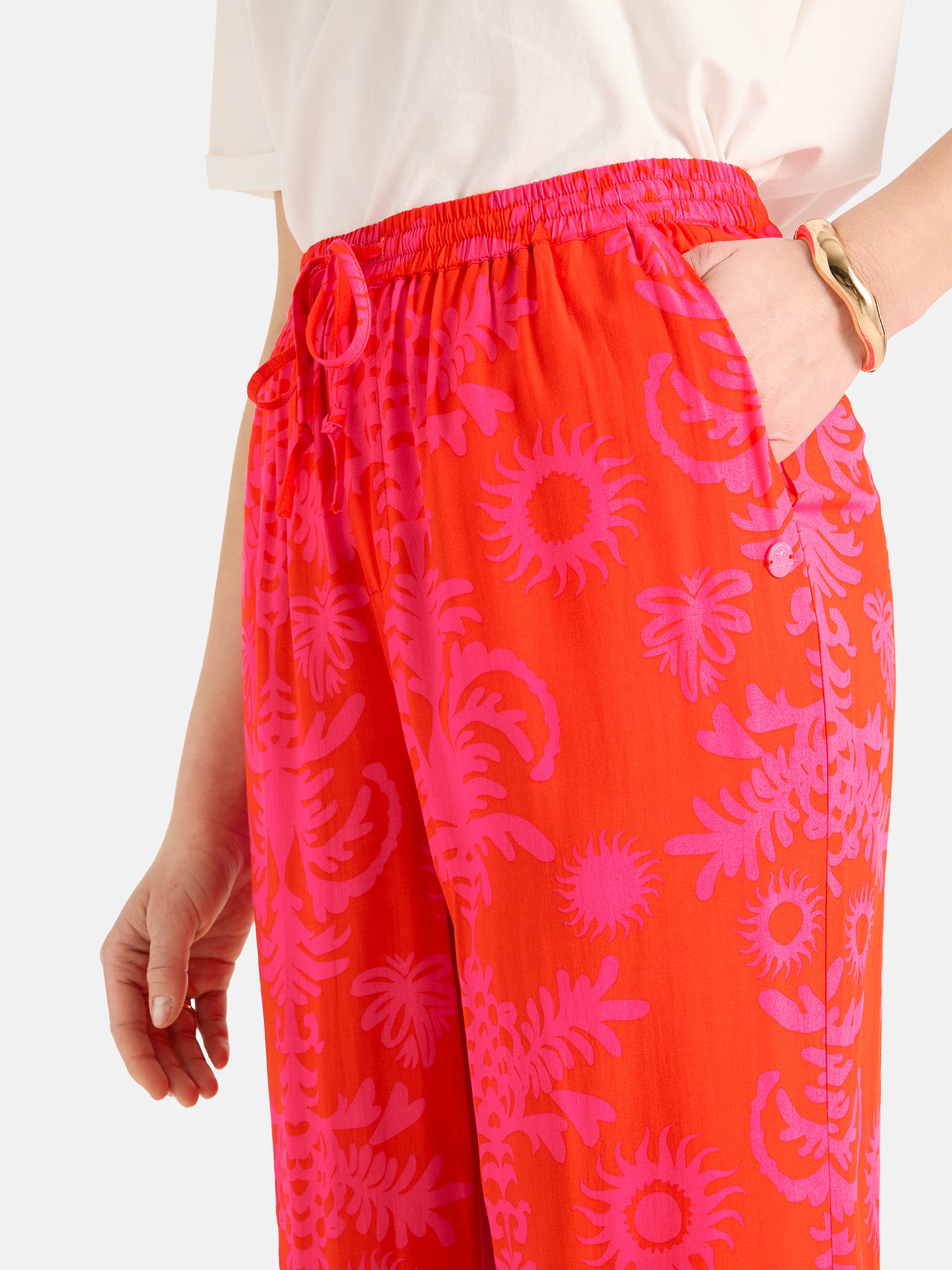 Hose "LS-75" aus Viskose