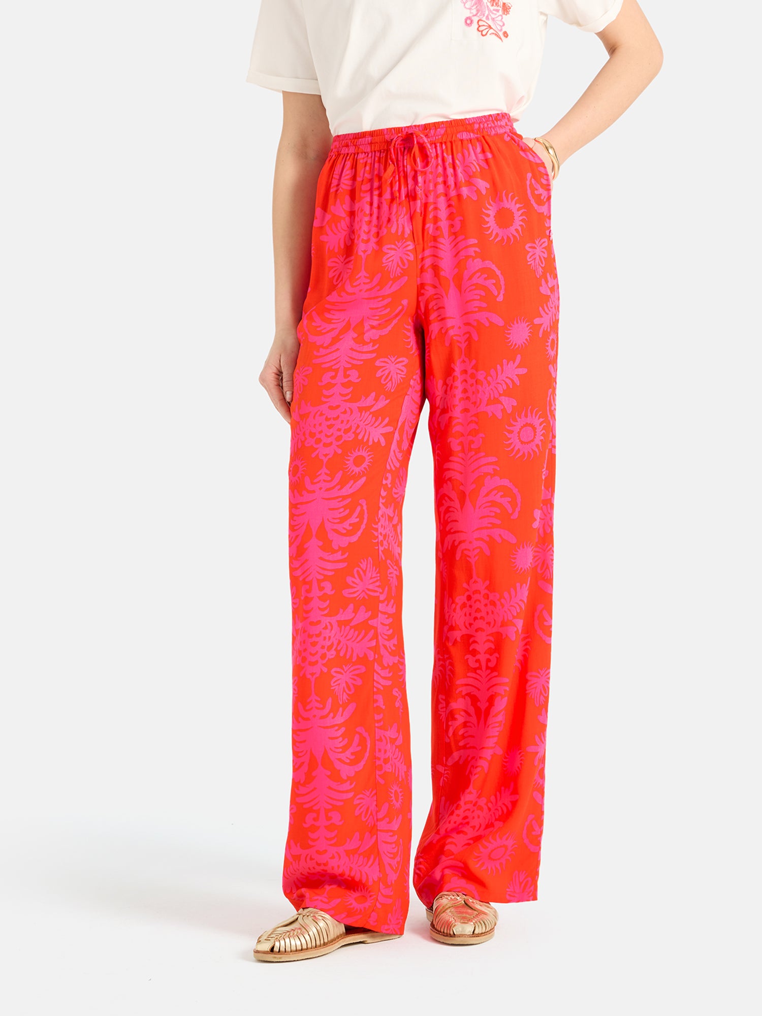 Hose "LS-75" aus Viskose