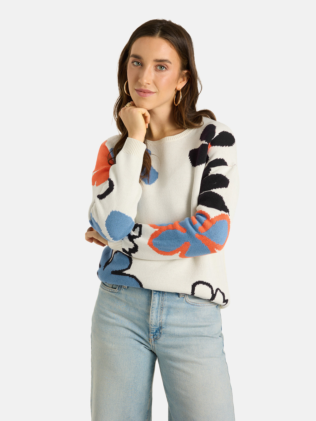 Pullover "LeliL" aus Baumwolle