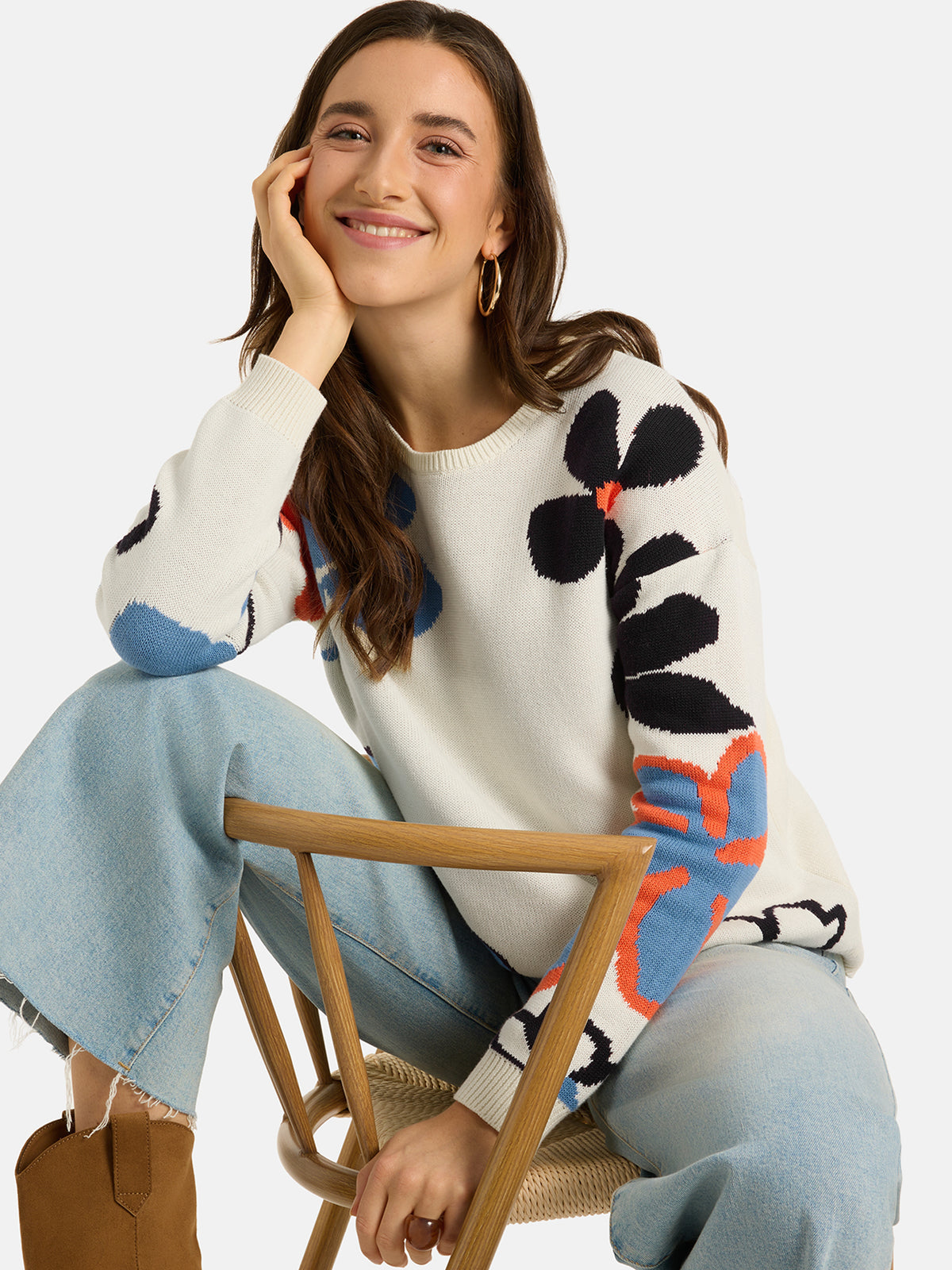 Pullover "LeliL" aus Baumwolle