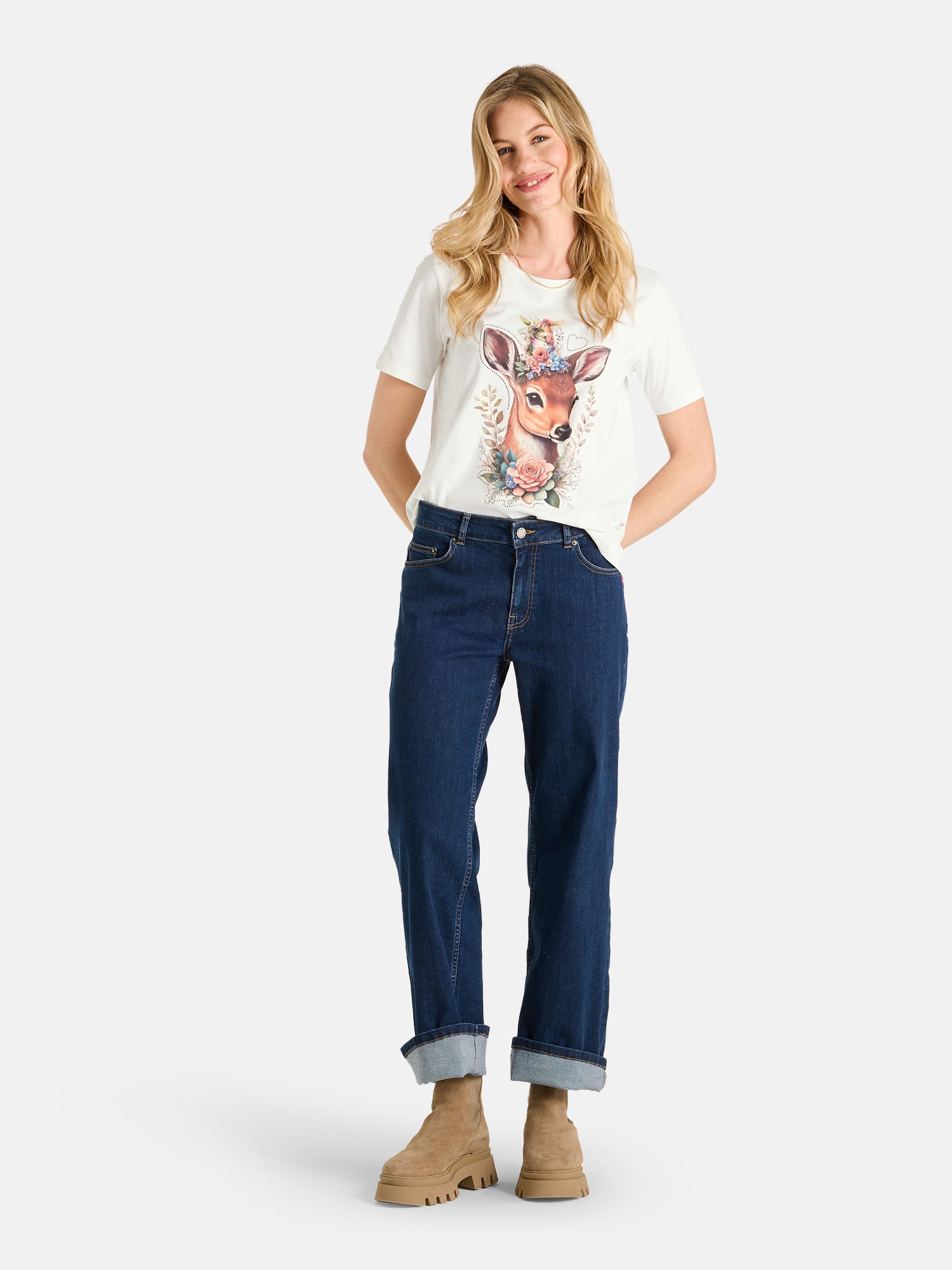 T-Shirt "LillyL" aus Baumwolle