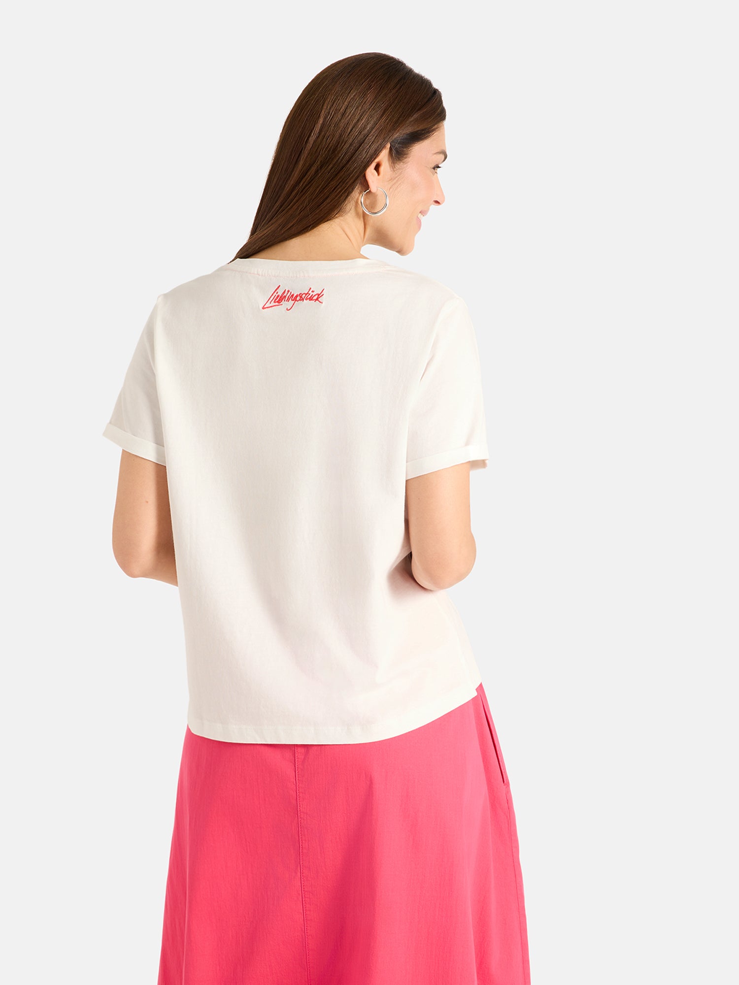 T-Shirt "LinaL" aus Baumwolle