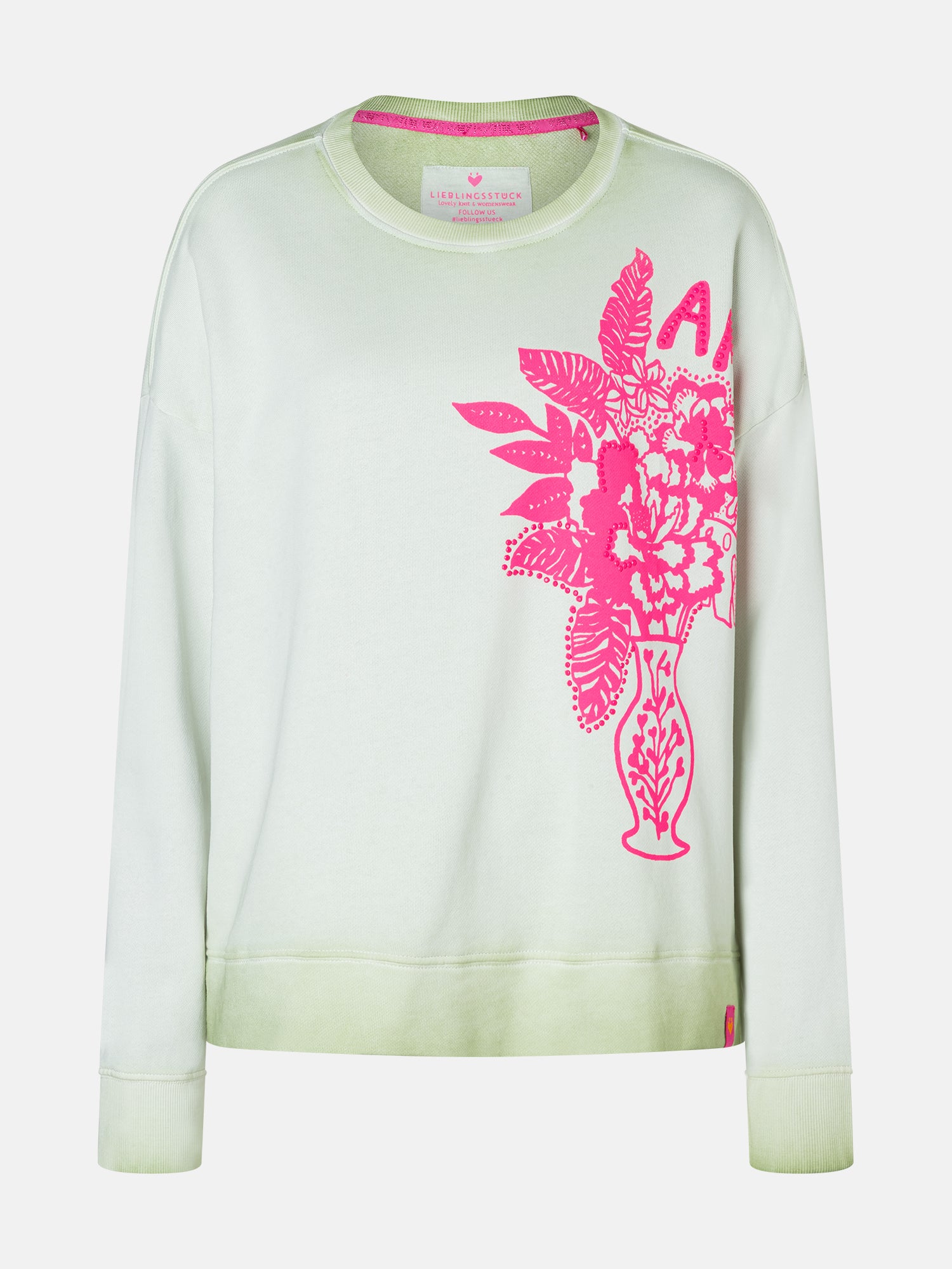 Sweatshirt "LivL" aus Baumwolle