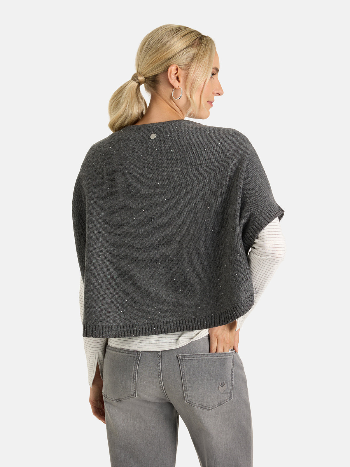 Strickcape "LuanaL" mit Kaschmir