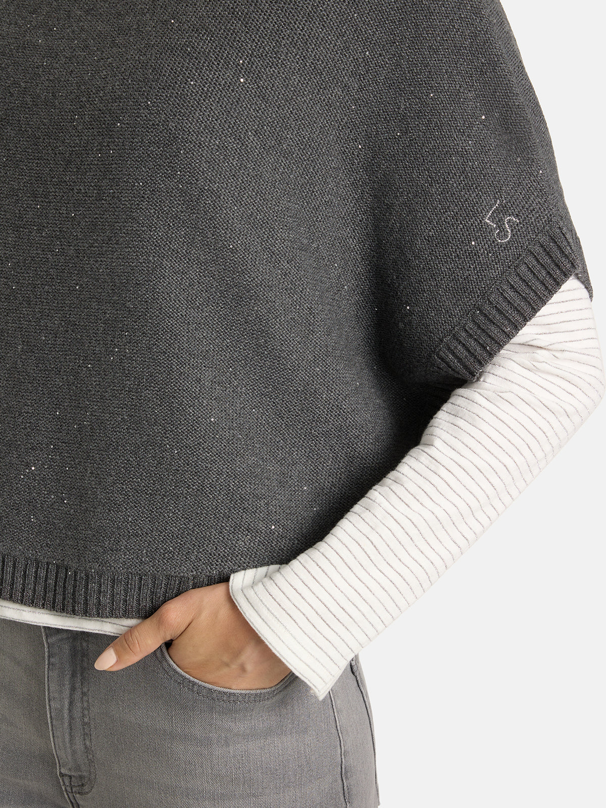Strickcape "LuanaL" mit Kaschmir