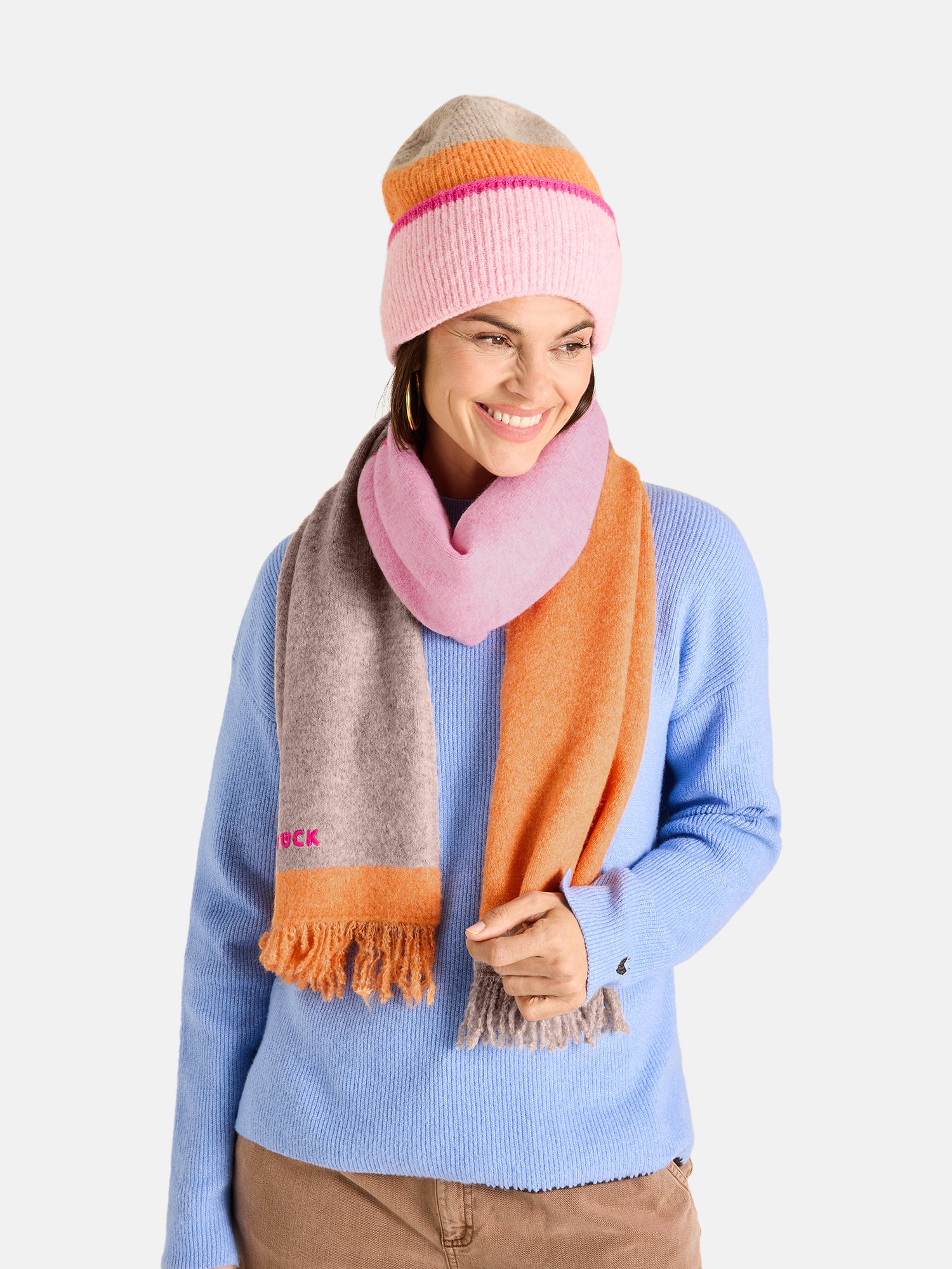 Schal "MadiL" mit Wolle