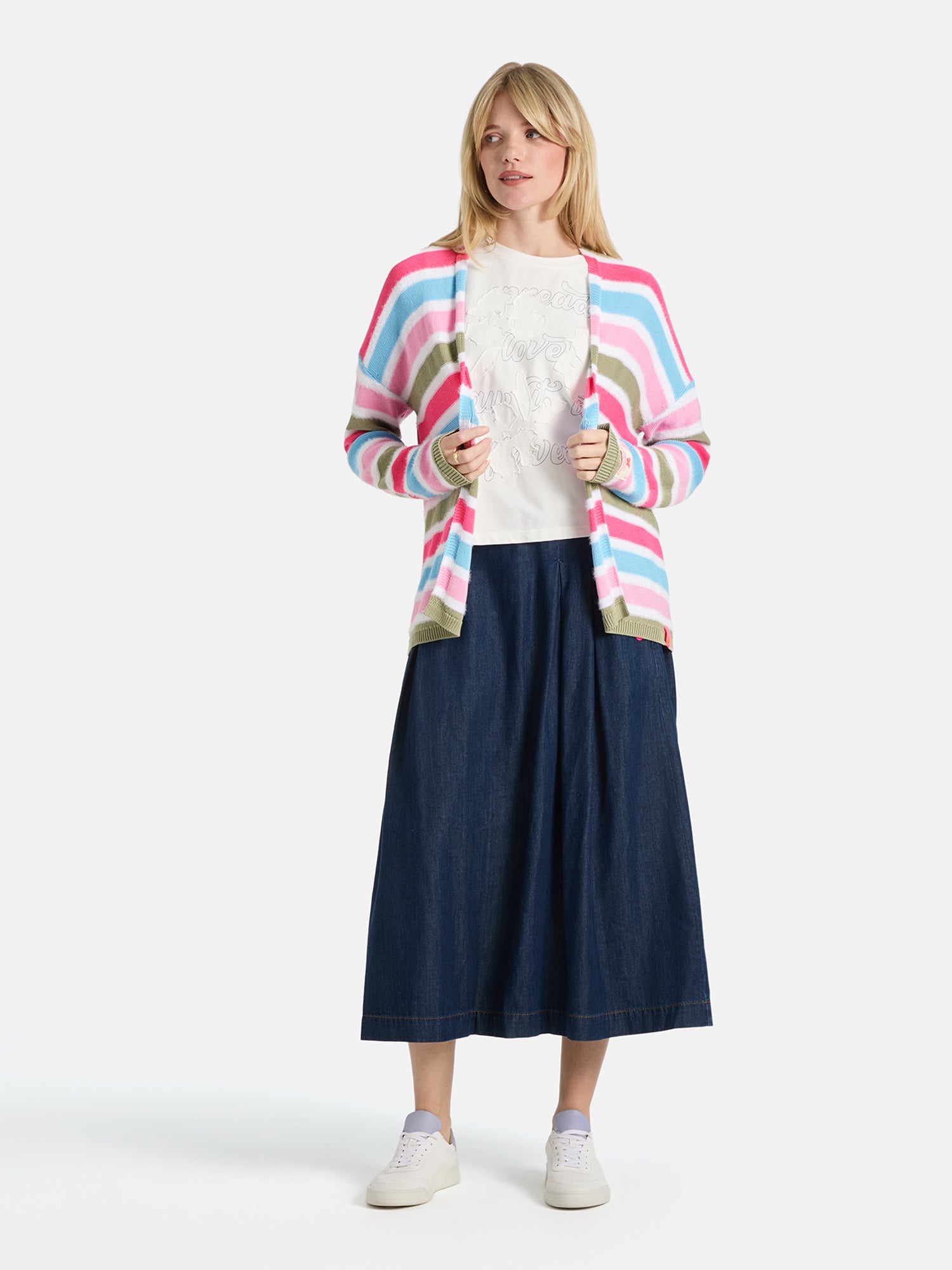 Strickjacke "MaliskiL" aus Baumwollmix