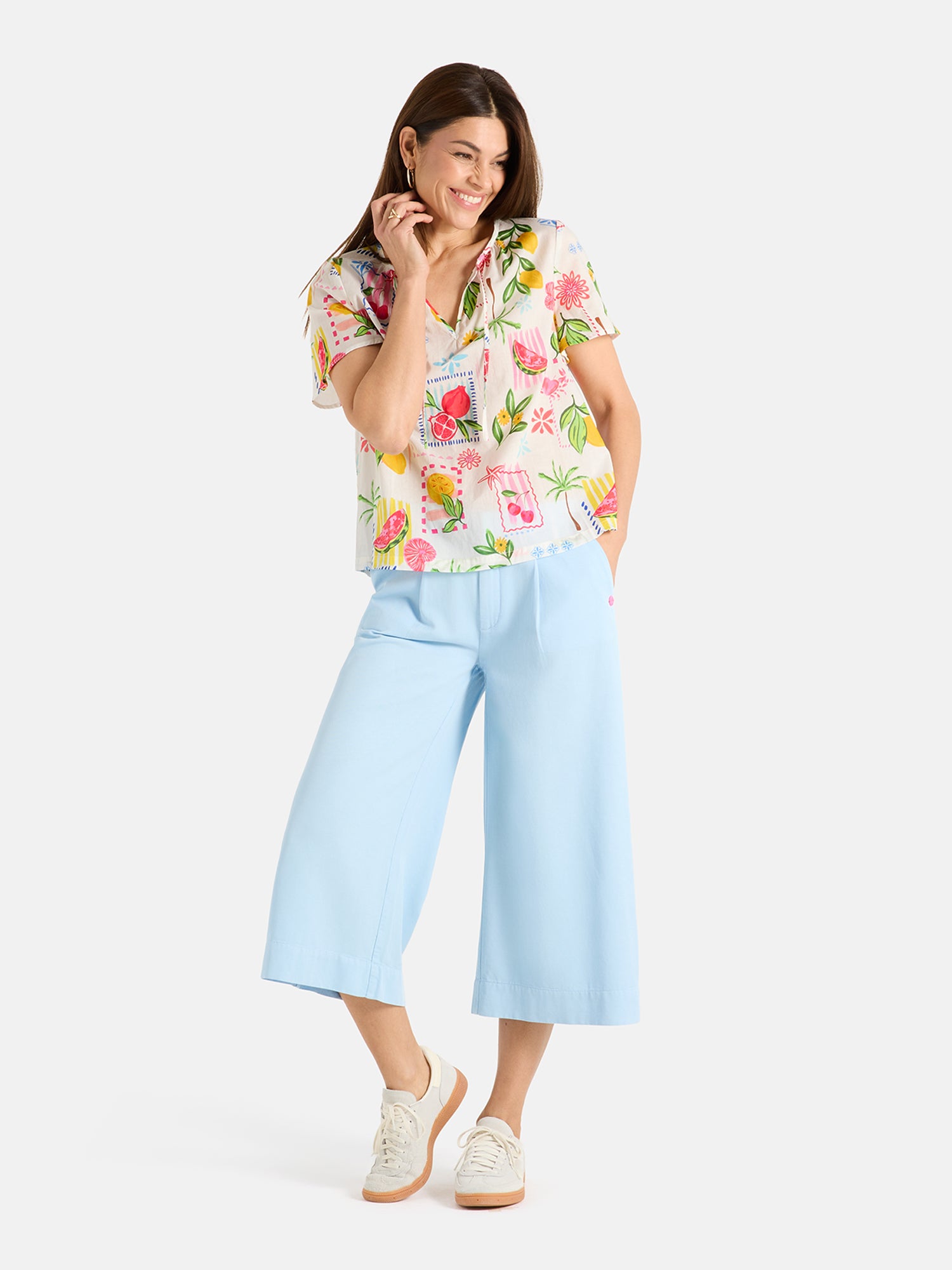 Bluse "MarcellinaL" aus Baumwolle