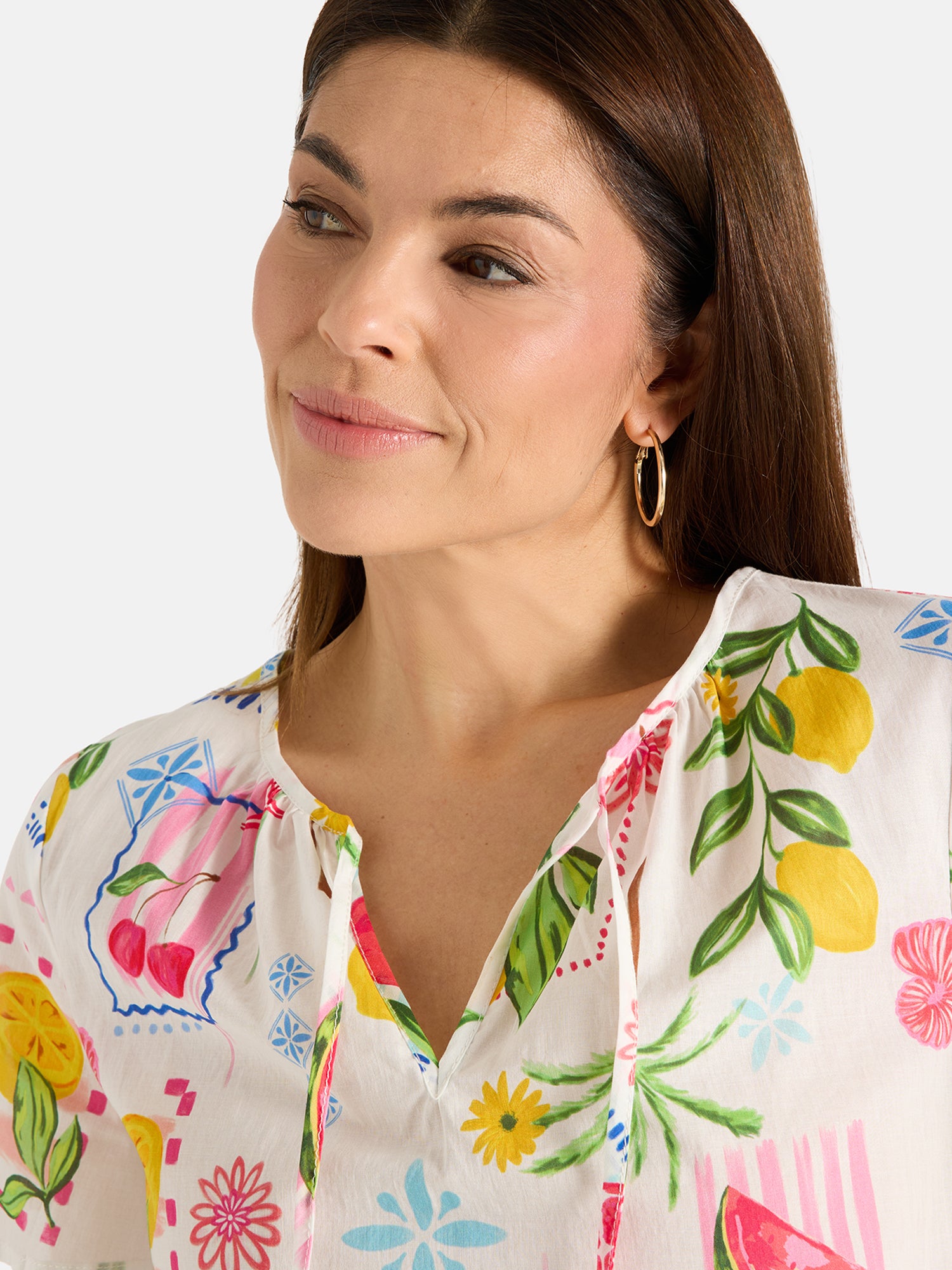 Bluse "MarcellinaL" aus Baumwolle
