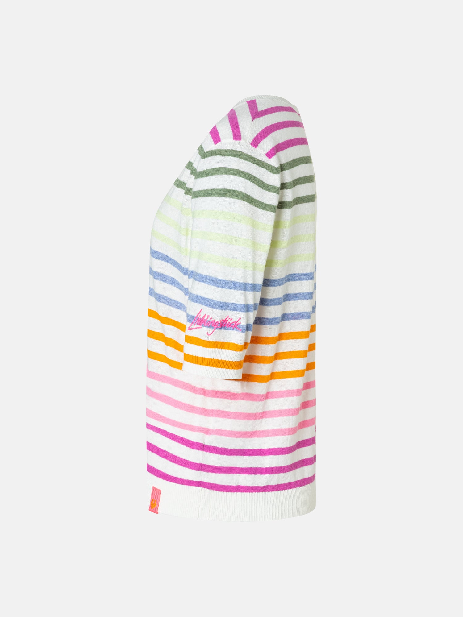 Kurzarm Strick "MarvicL" aus Baumwollmix