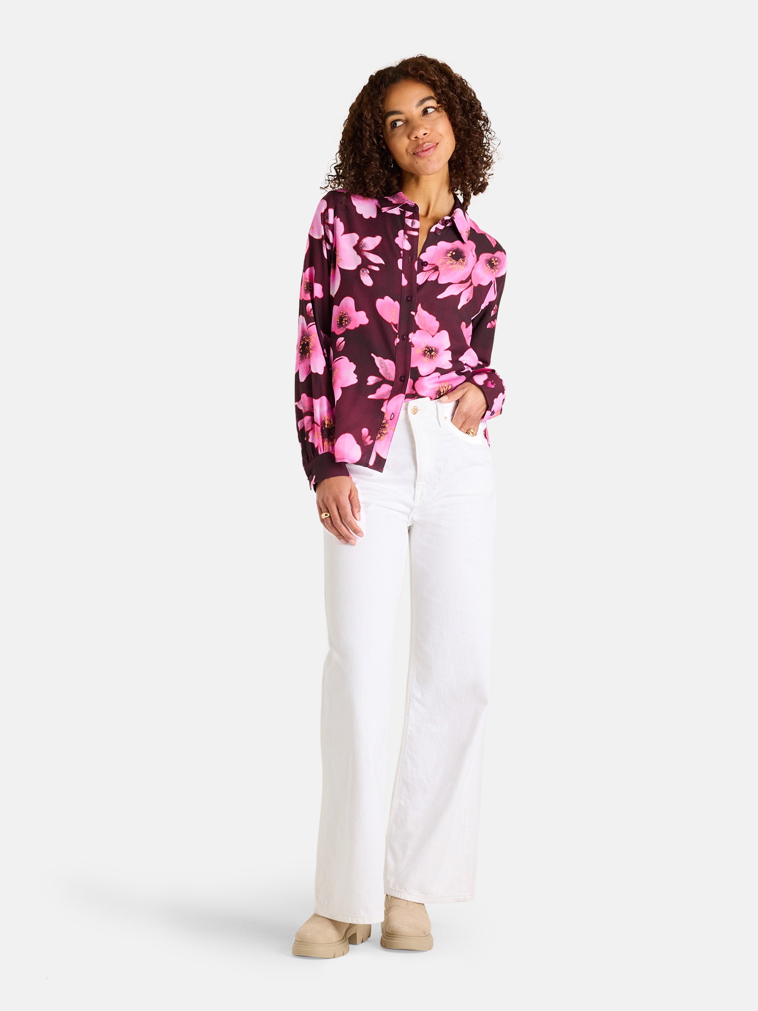 Bluse "MelodyL" aus Viskose
