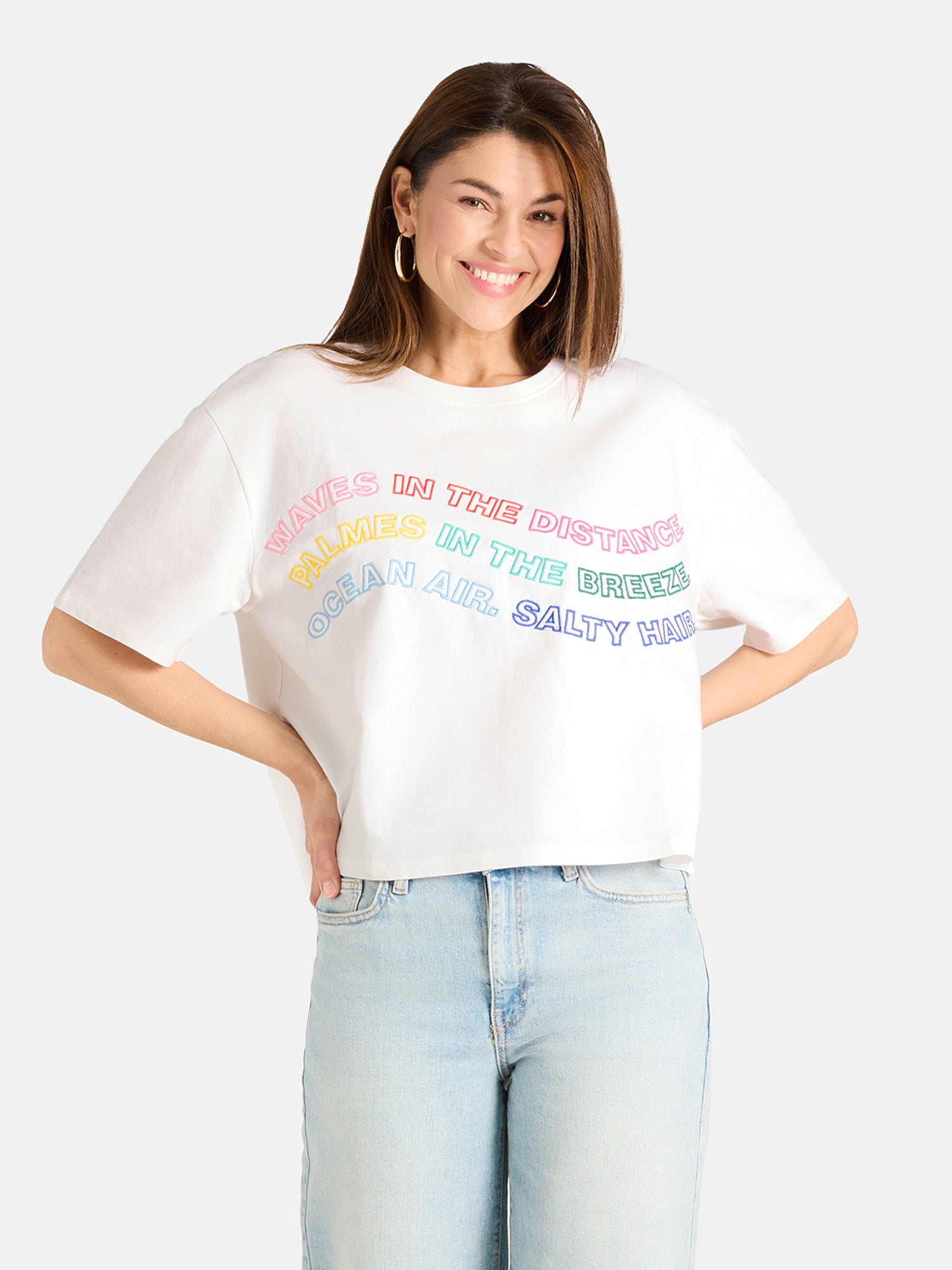 Shirt "MillaL" aus Baumwollmix