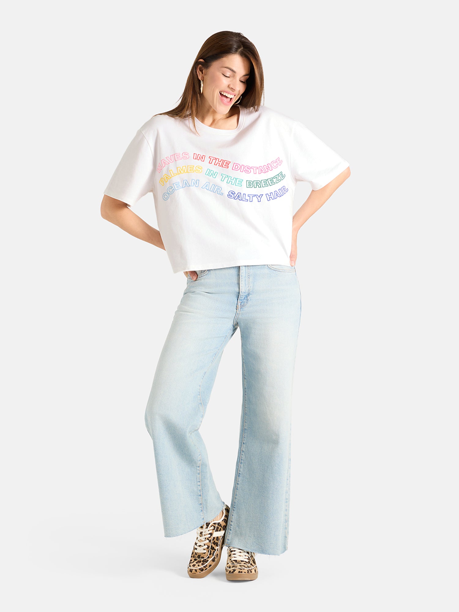 Shirt "MillaL" aus Baumwollmix