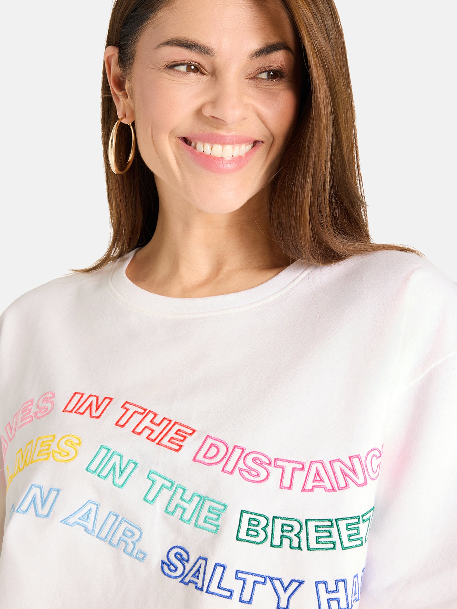 Shirt "MillaL" aus Baumwollmix