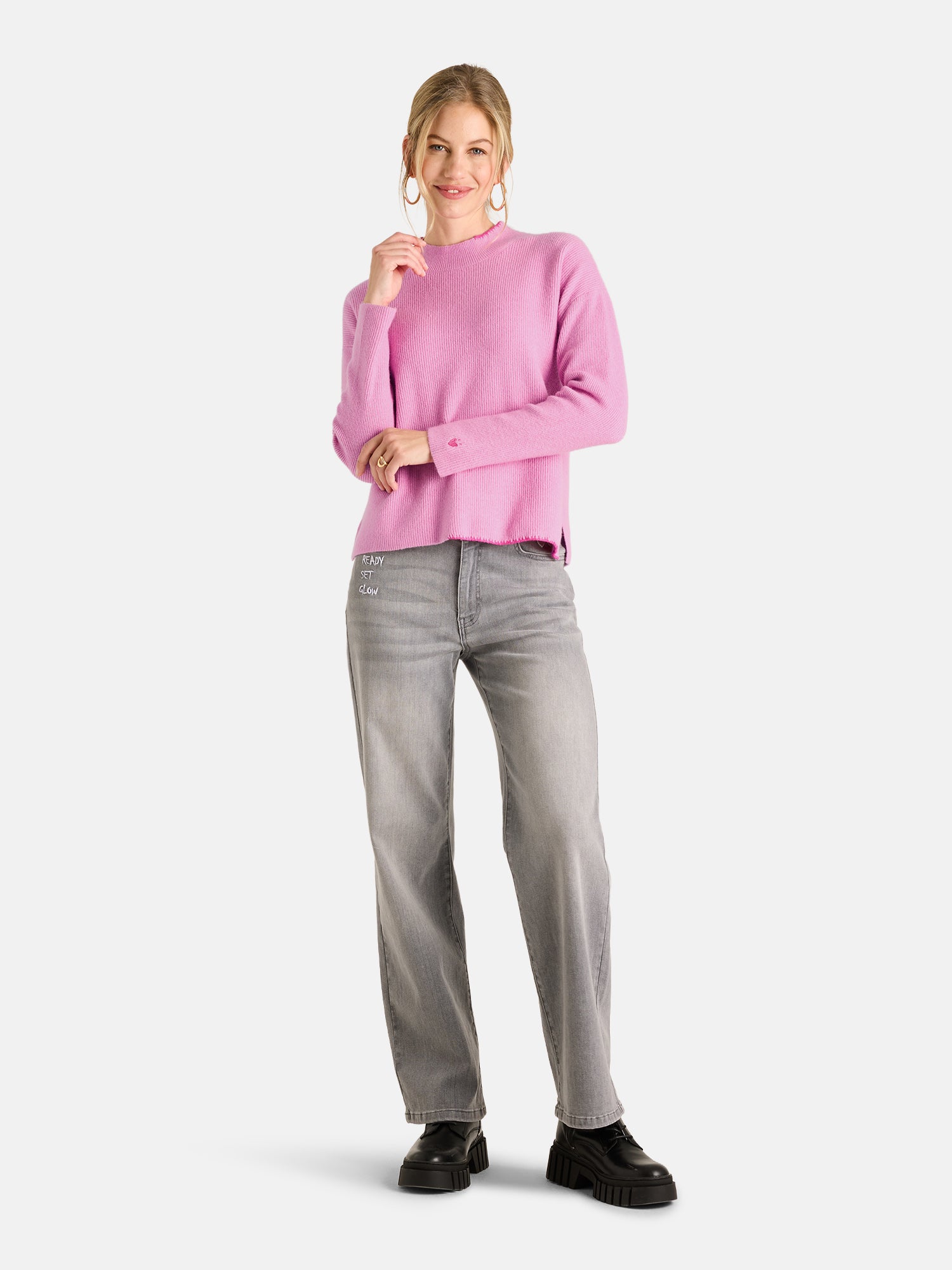 Pullover "MinouL" mit Elasthan