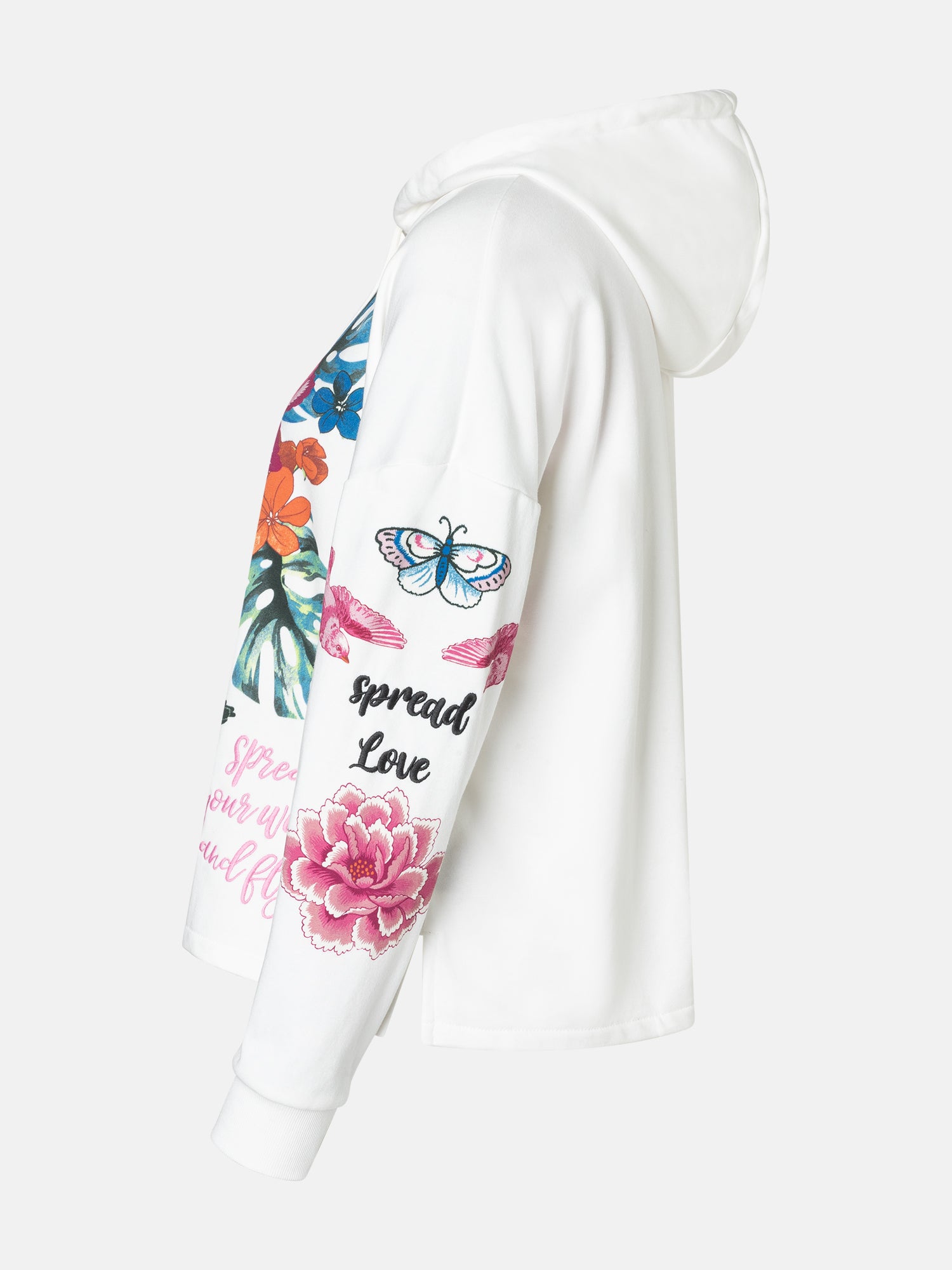 Hoodie "MioL" aus Baumwollmix