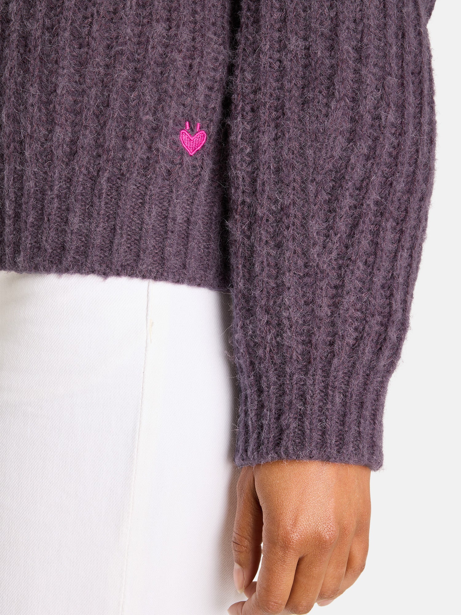 Strickjacke "MizaL" aus Alpaka-Wollmix