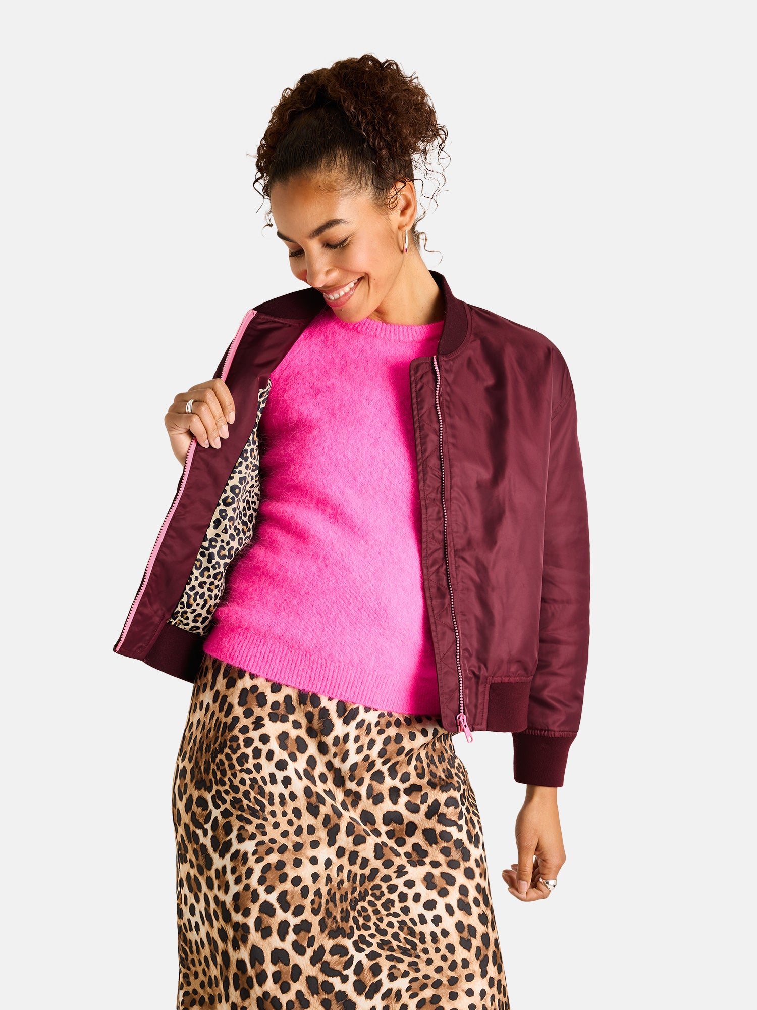 Jacke "MornaL" aus Nylon
