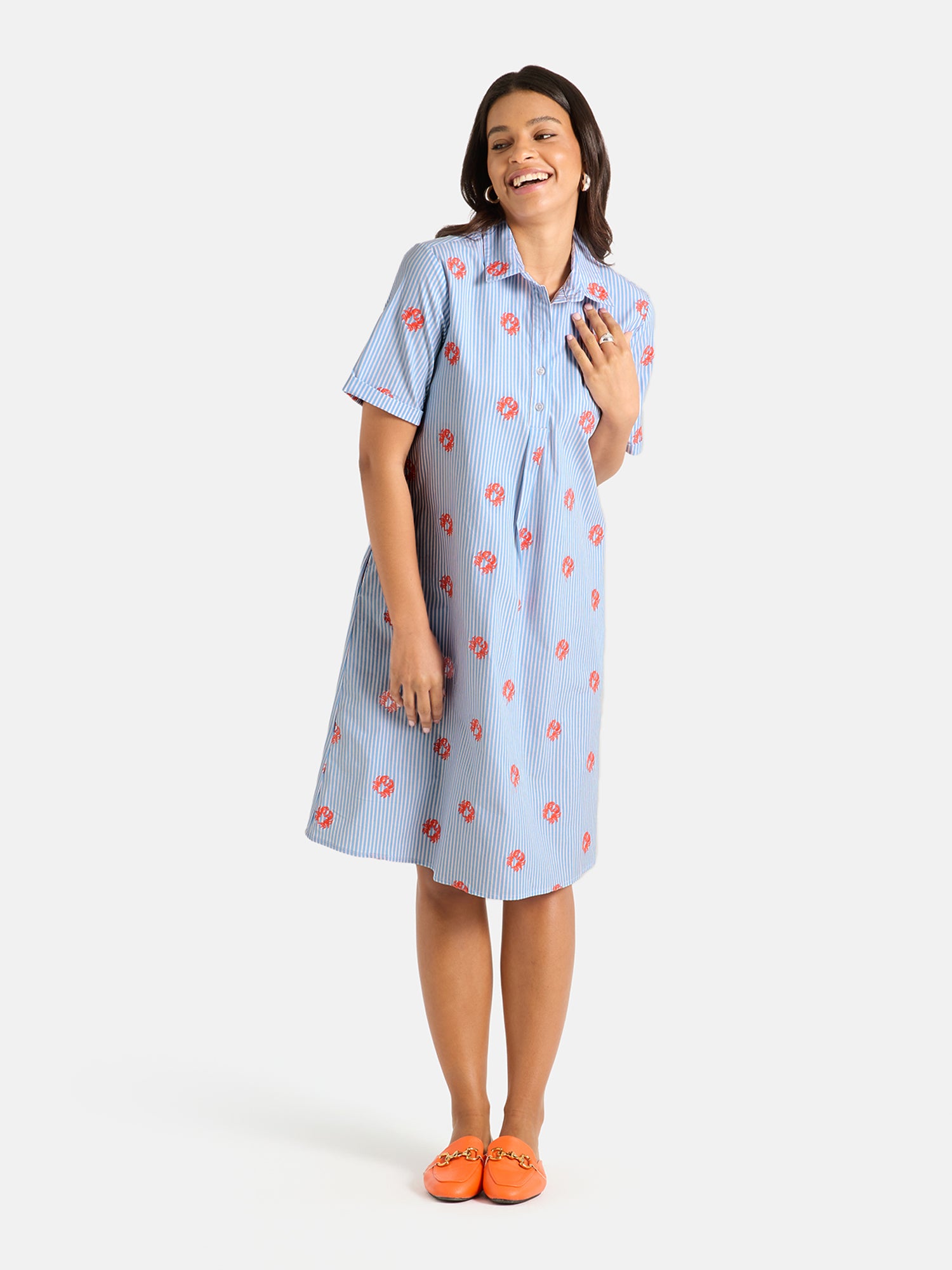 Kleid "NaraL" aus Bauwolle