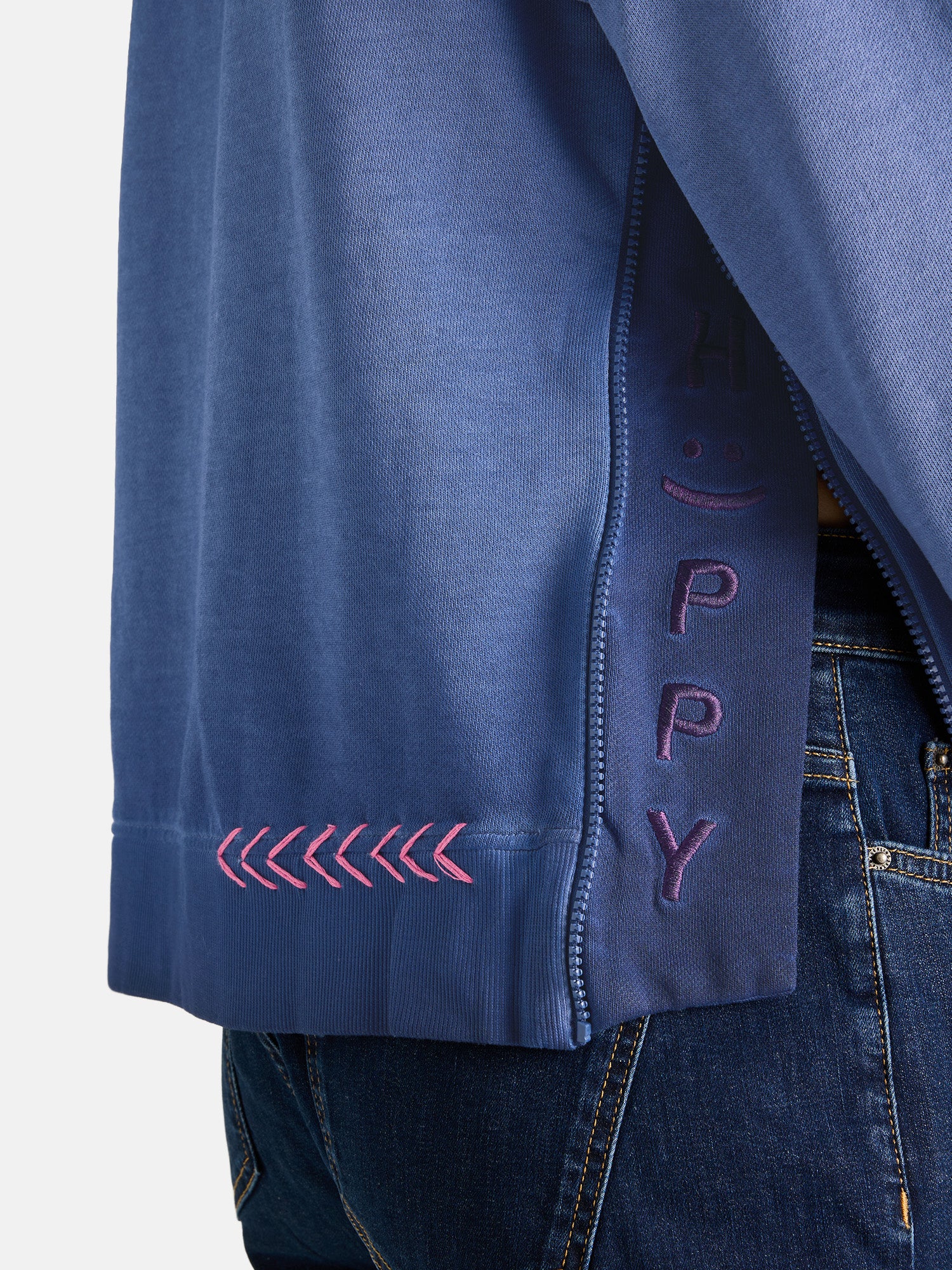 Sweatshirt "NavyEP" aus Baumwolle