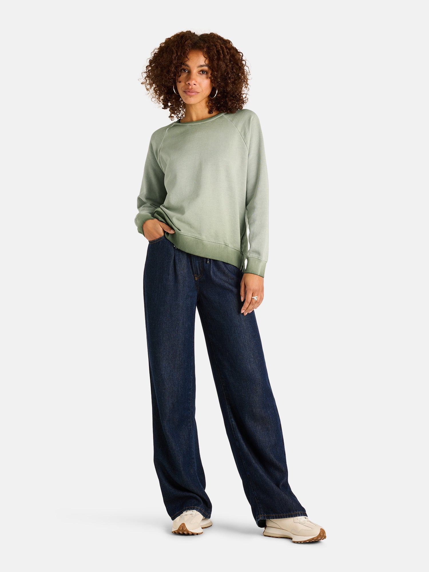 Sweatshirt "NavyEP" aus Baumwolle