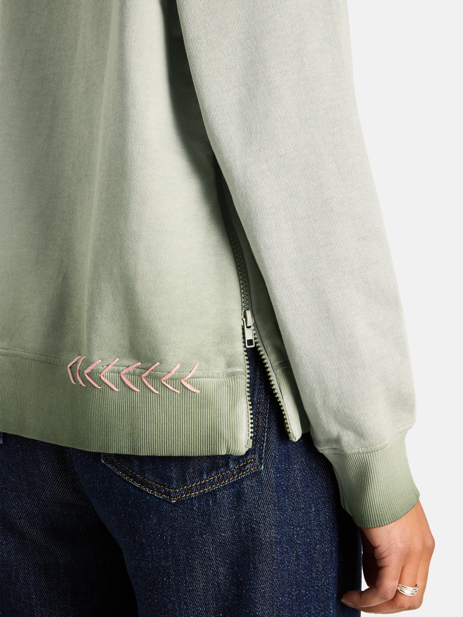Sweatshirt "NavyEP" aus Baumwolle
