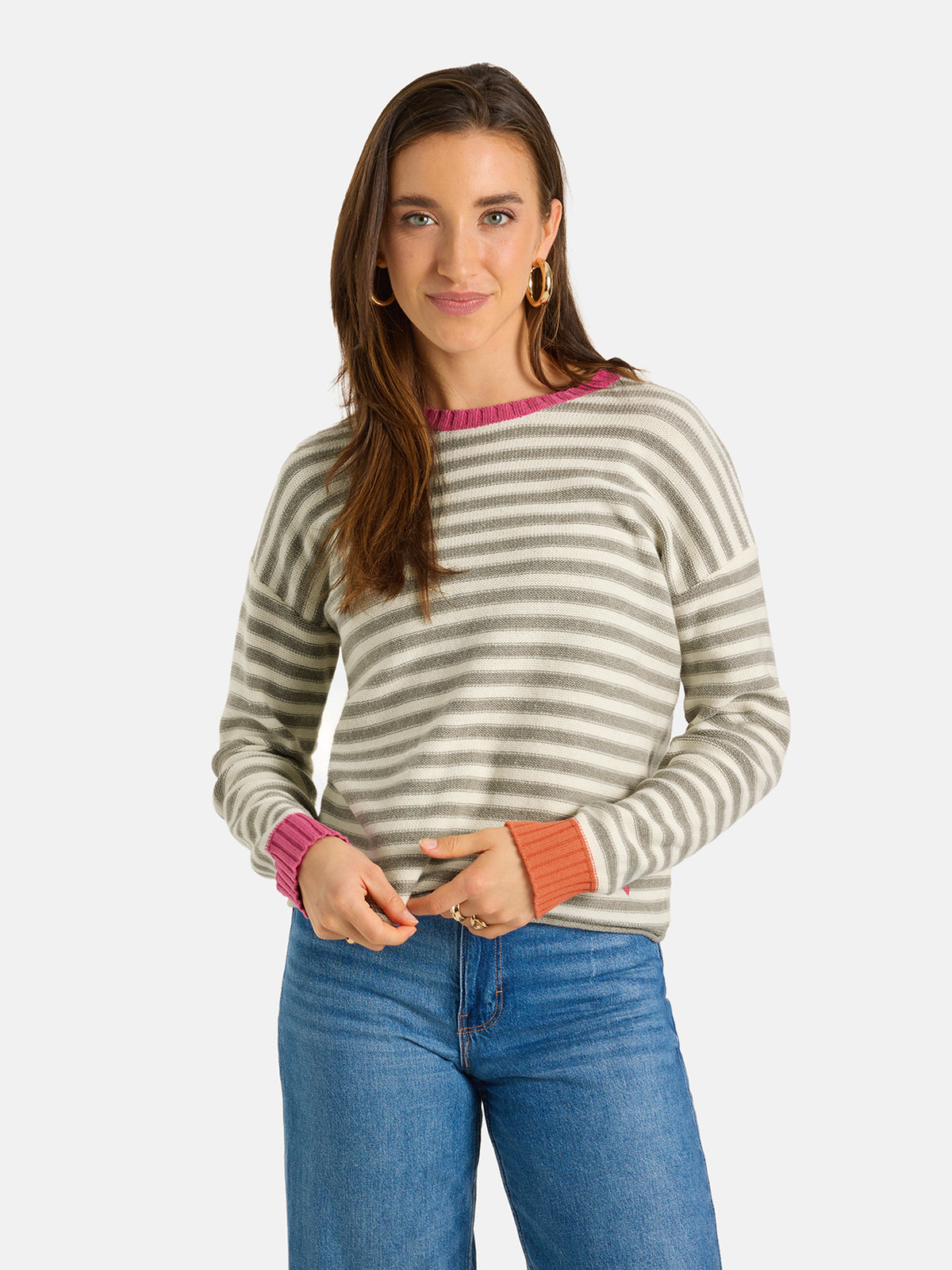 Pullover "NicolettaL" aus Baumwollmix