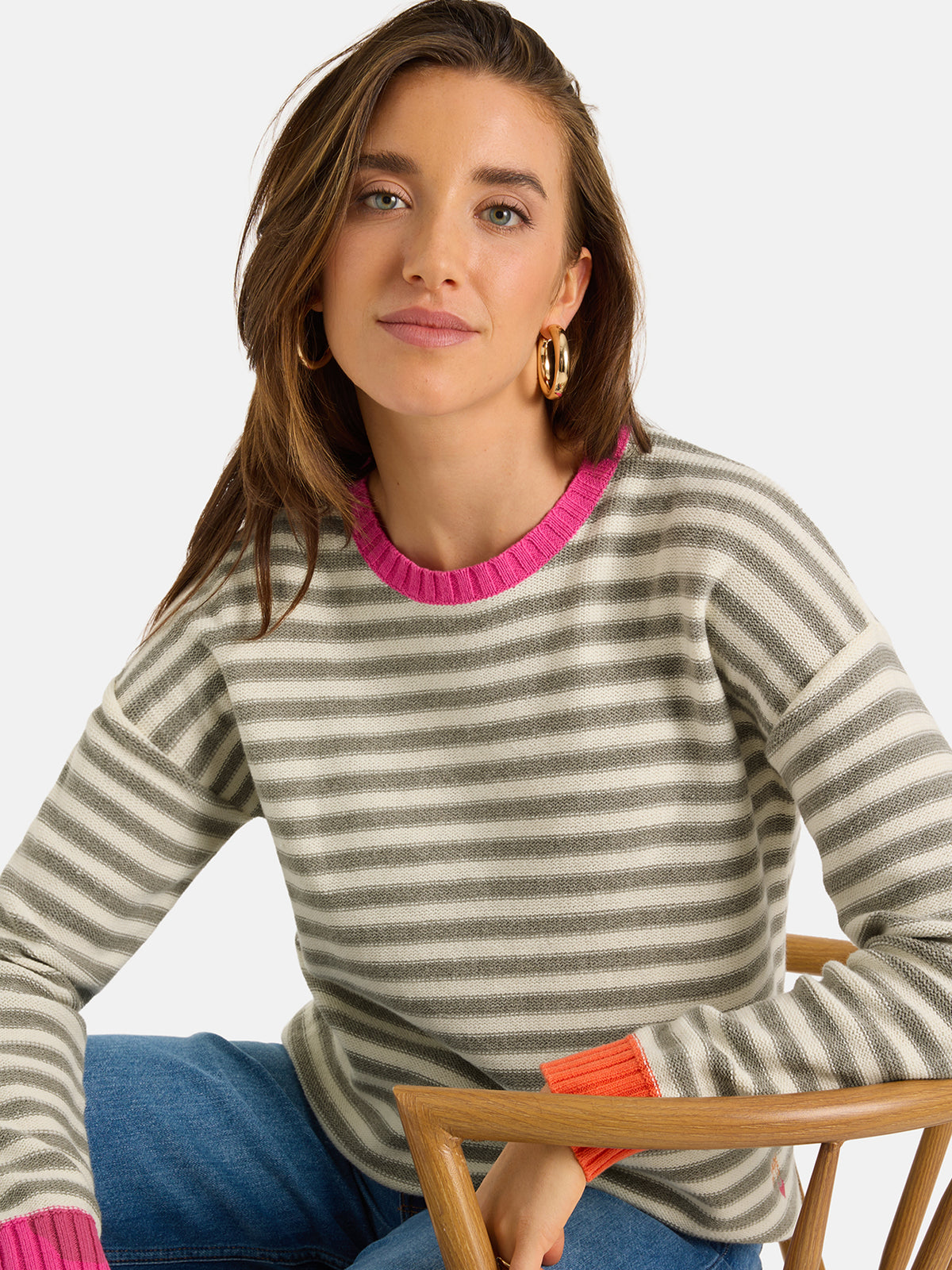 Pullover "NicolettaL" aus Baumwollmix